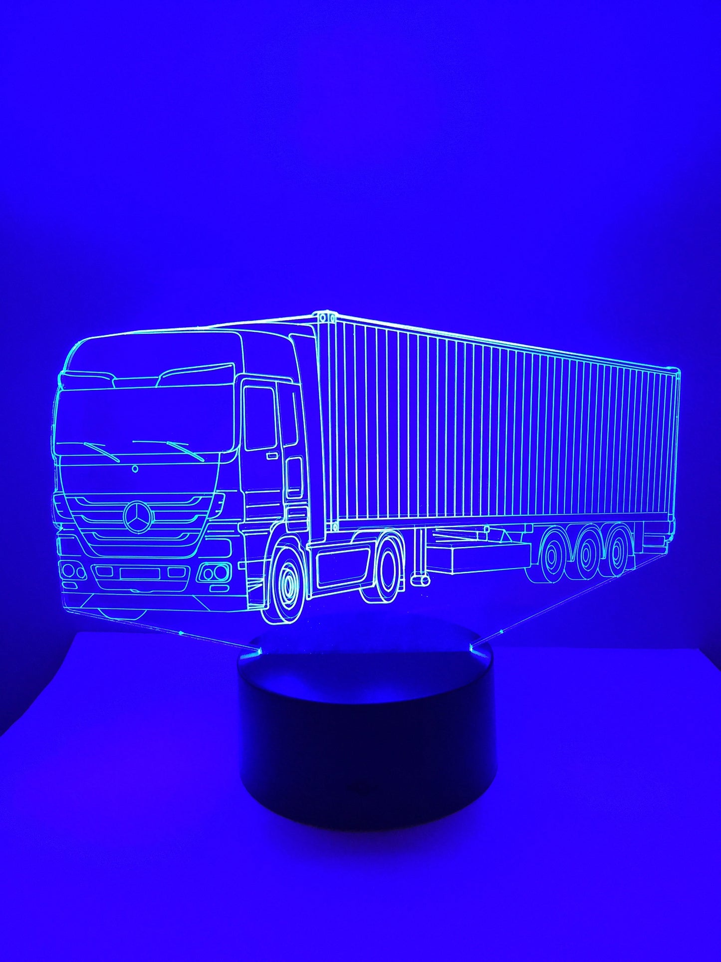 Lampe 3D DEL Truck Camion Van Chargé
