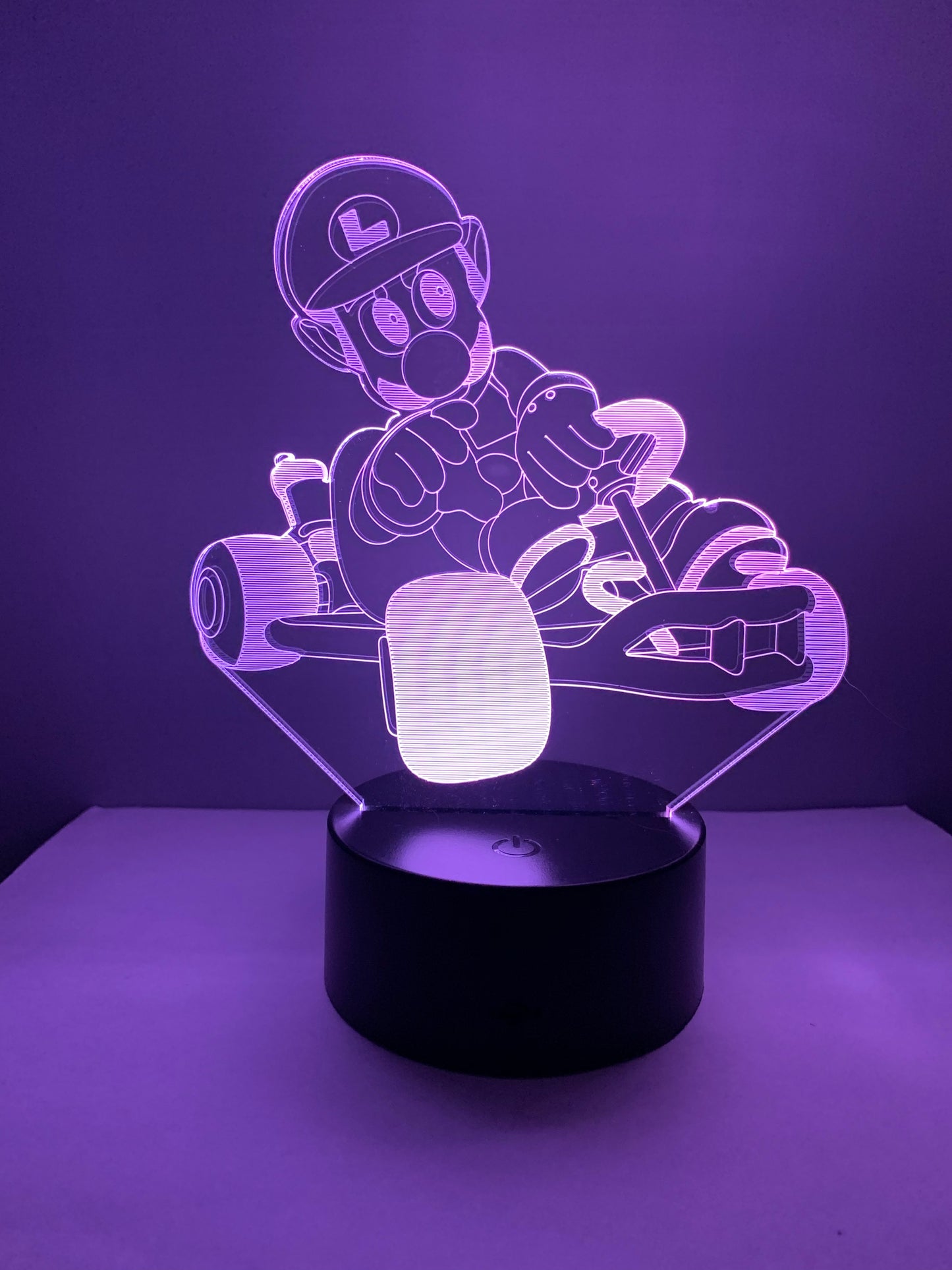 Lampe 3D DEL Luigi Kart Super Mario