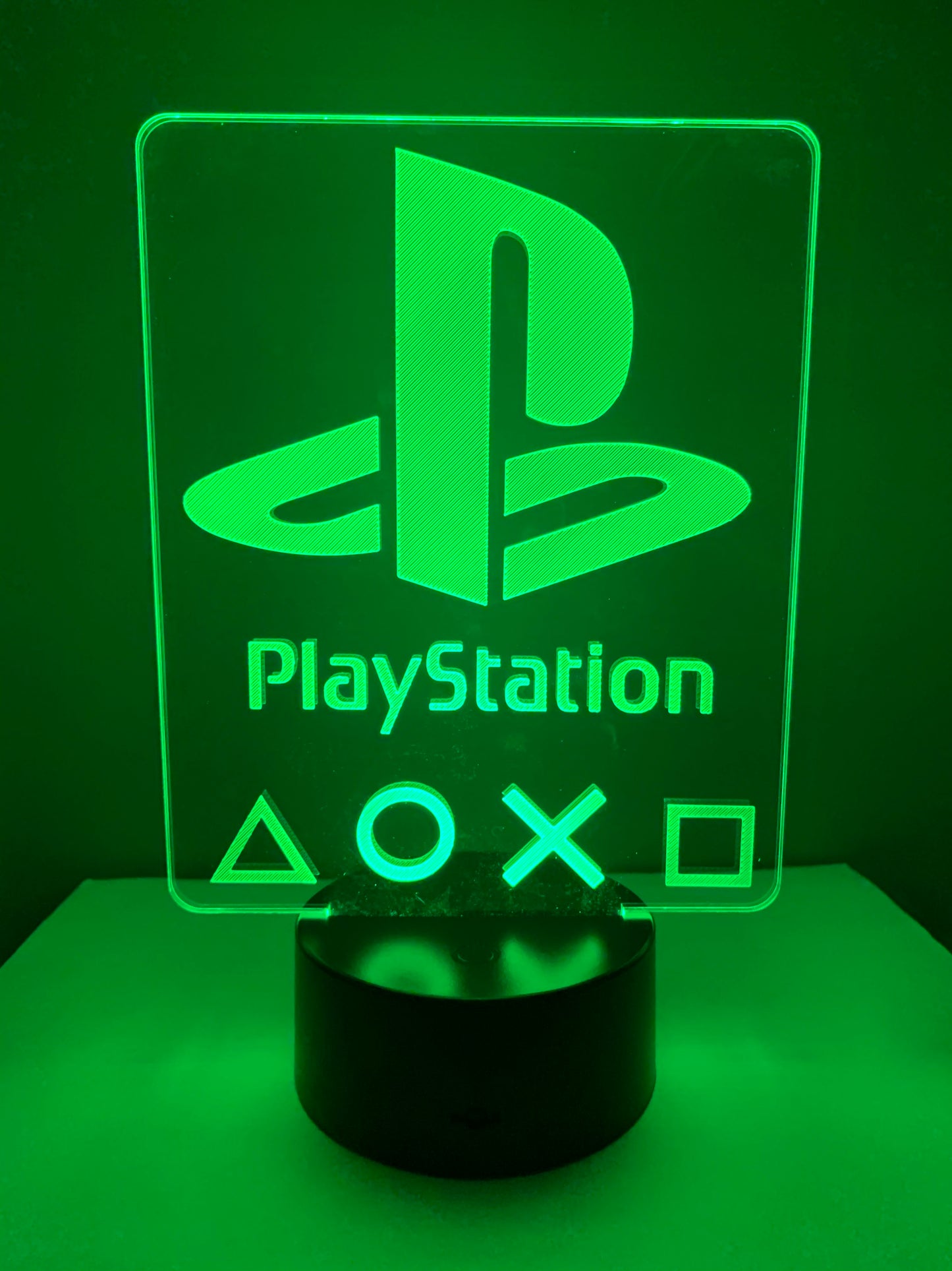 Lampe 3D DEL Logo Playstation