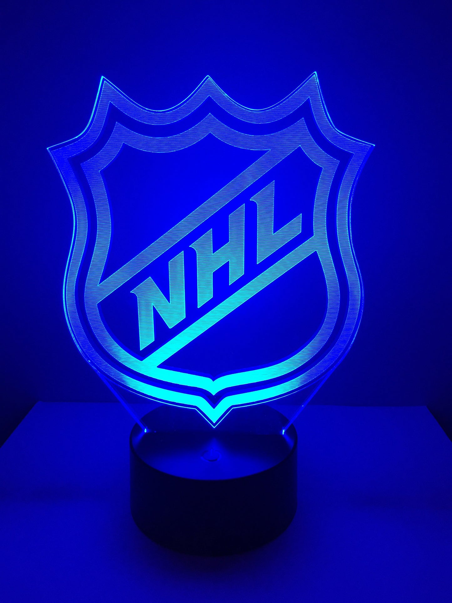 Lampe 3D DEL Hockey Logo NHL