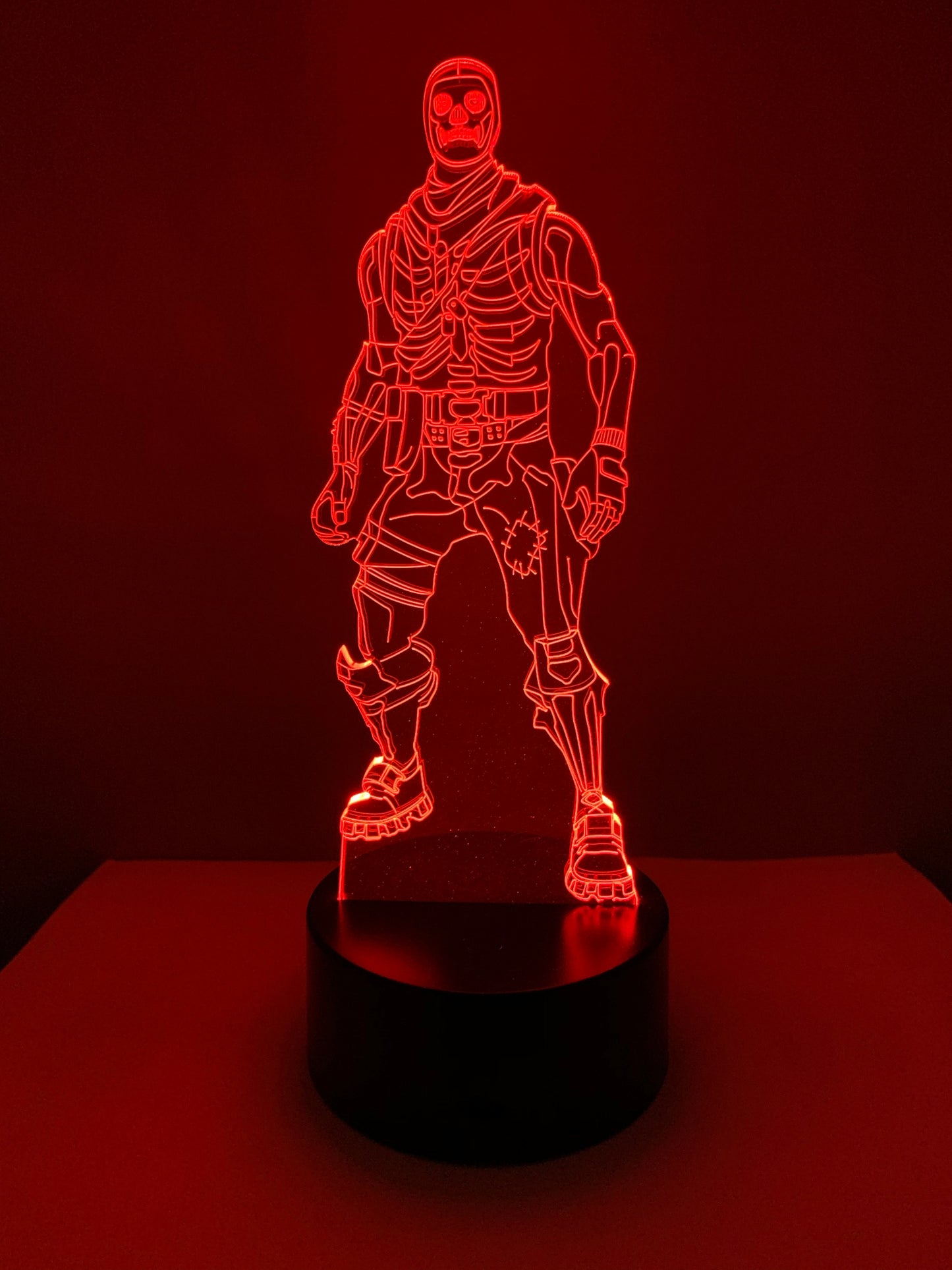 Lampe 3D DEL Fortnite Soldat Squelette