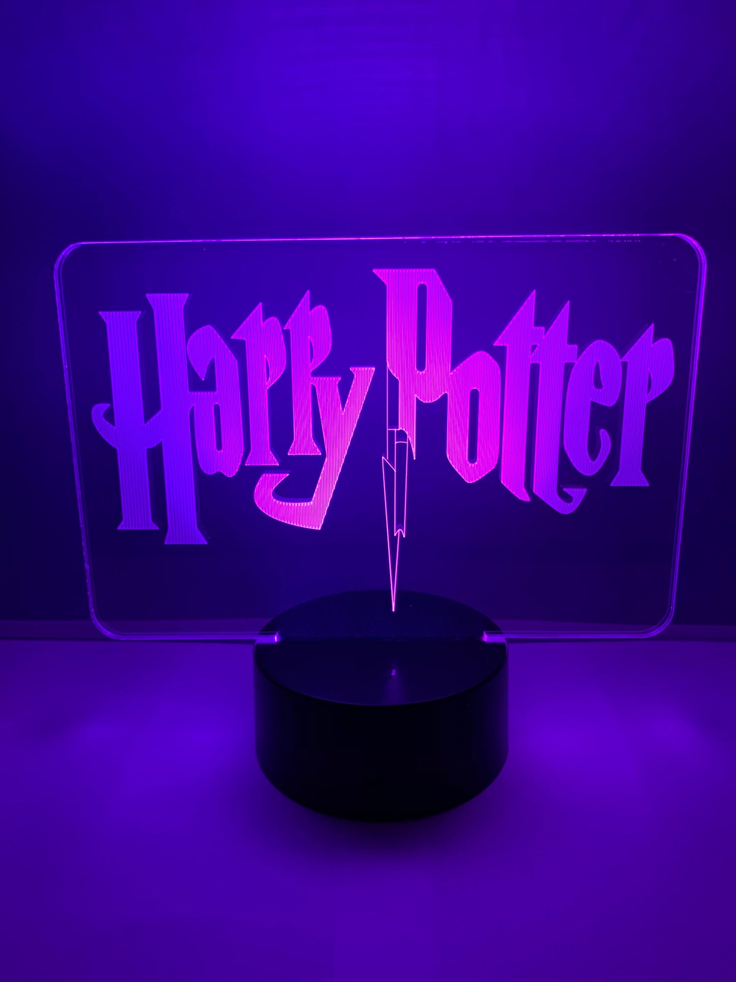 Lampe 3D DEL Harry Potter Logo
