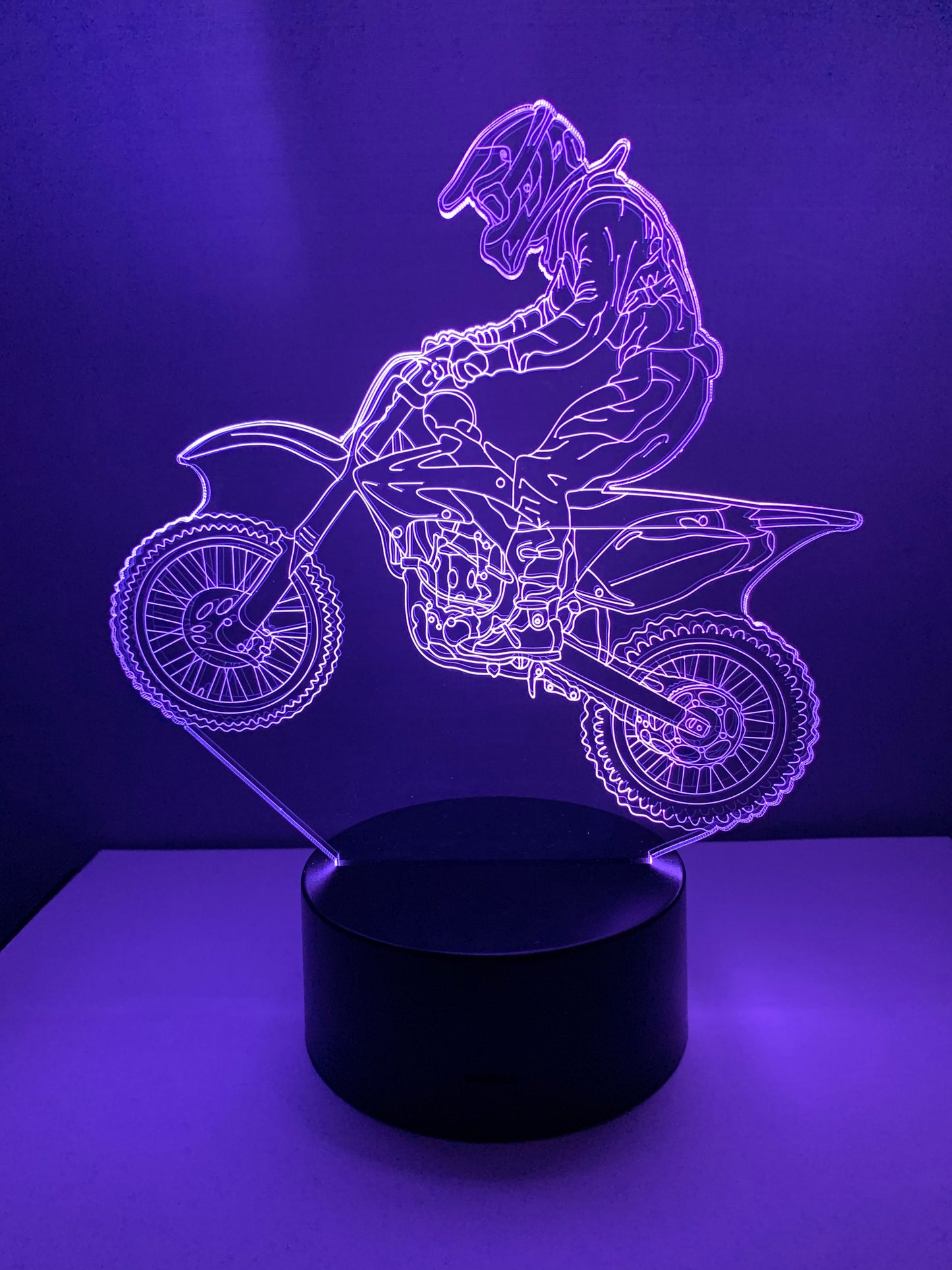 Lampe 3D DEL Motocross (Moto)