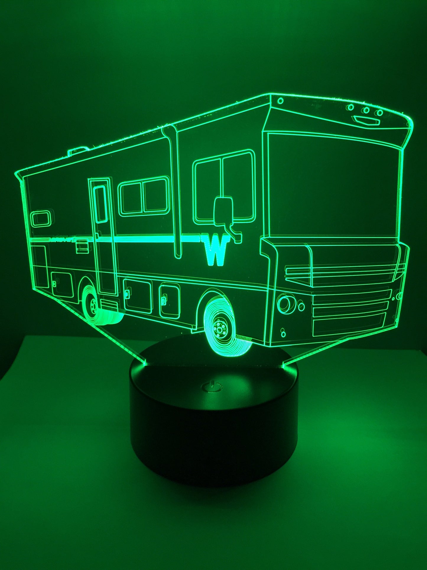 Lampe 3D DEL Campeur Motorisé VR (Camping)