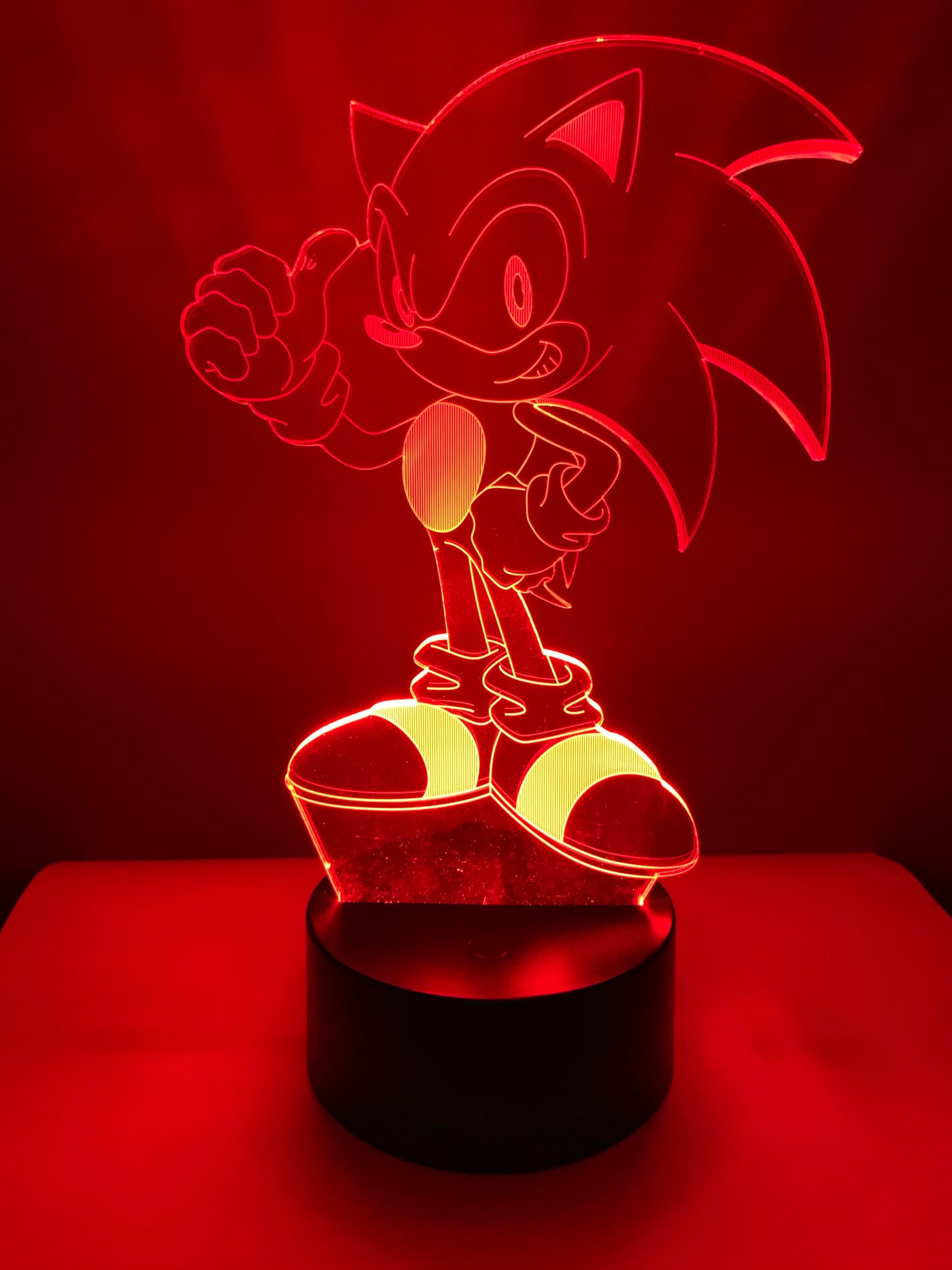 Lampe 3D DEL Sonic The Hedgehog