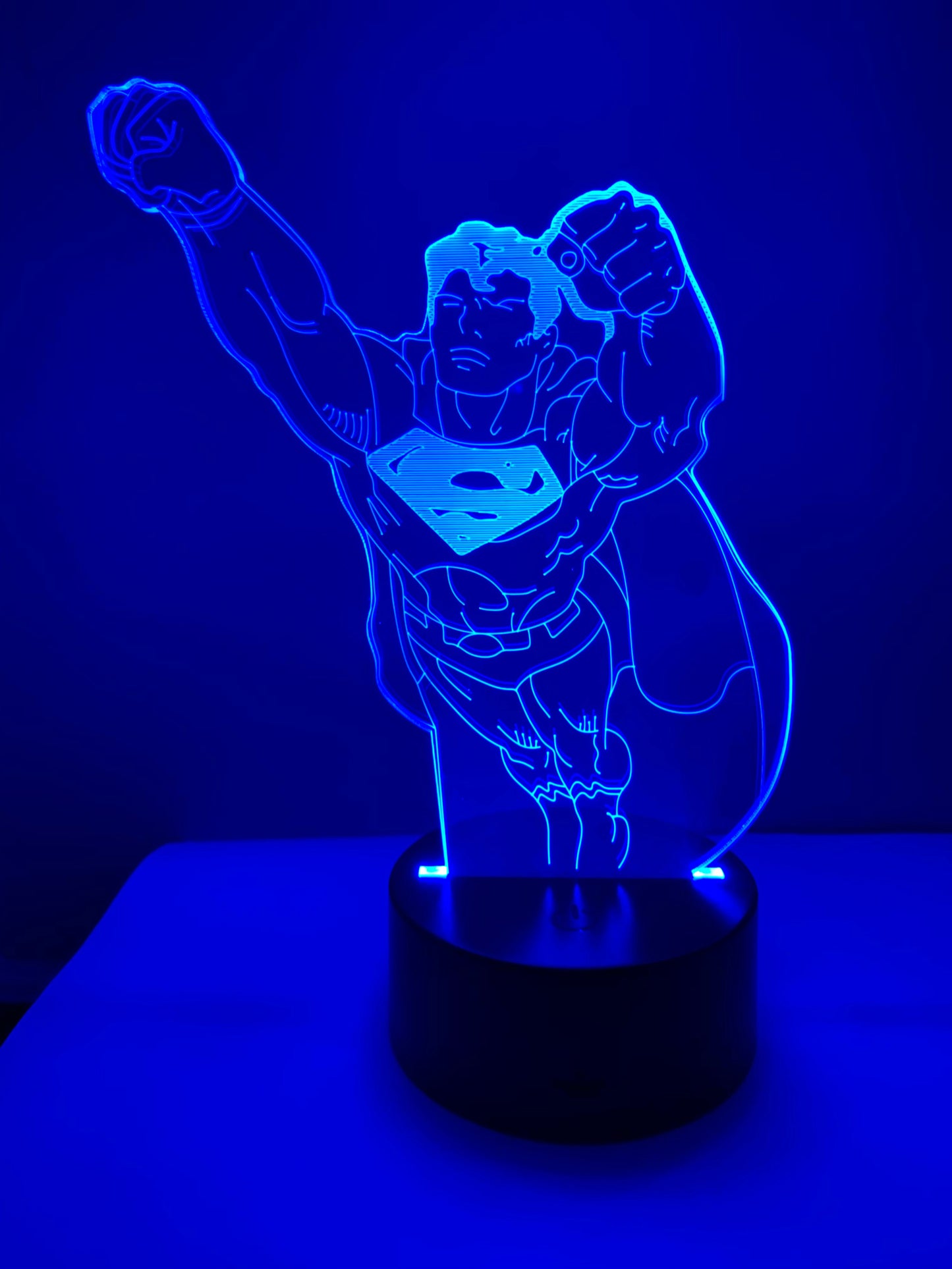 Lampe 3D DEL Superman
