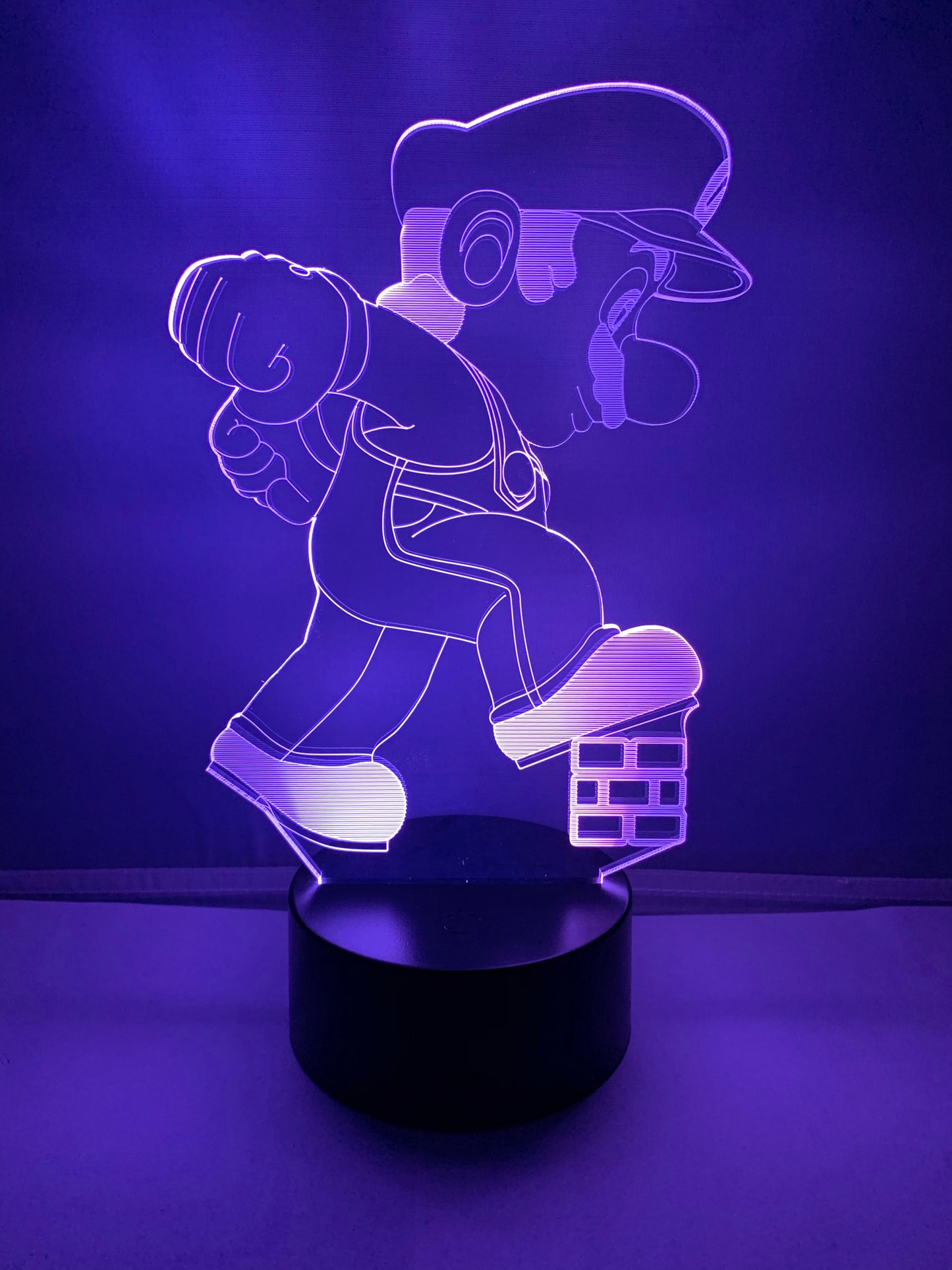 Lampe 3D DEL Super Mario géant