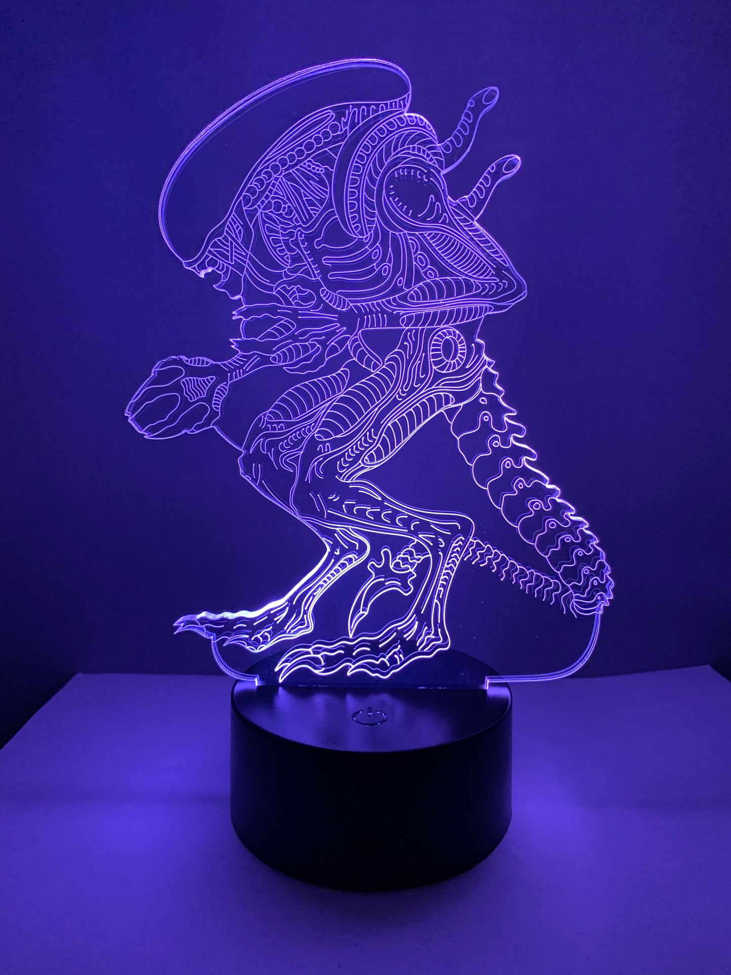 Lampe 3D DEL Alien