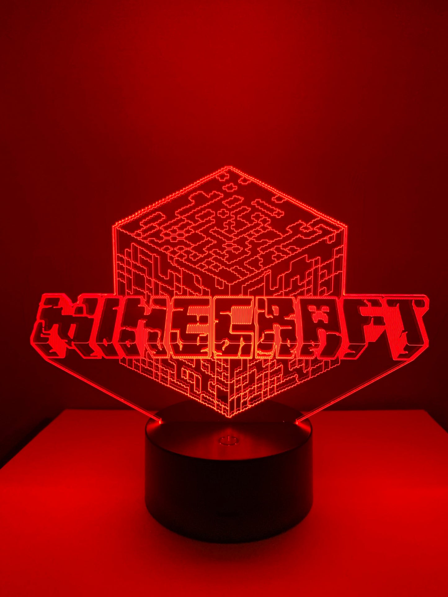 Lampe 3D DEL Minecraft