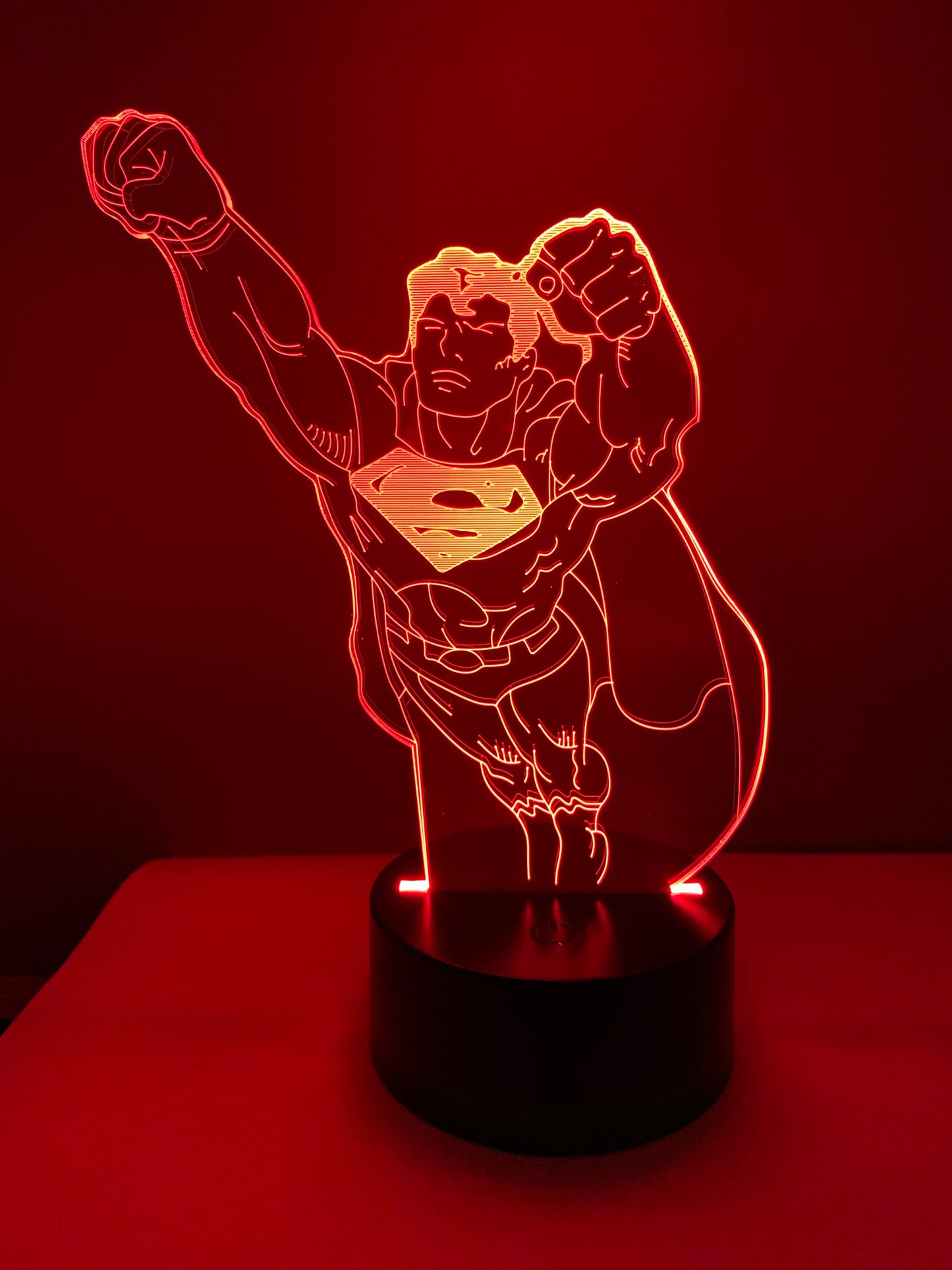 Lampe 3D DEL Superman