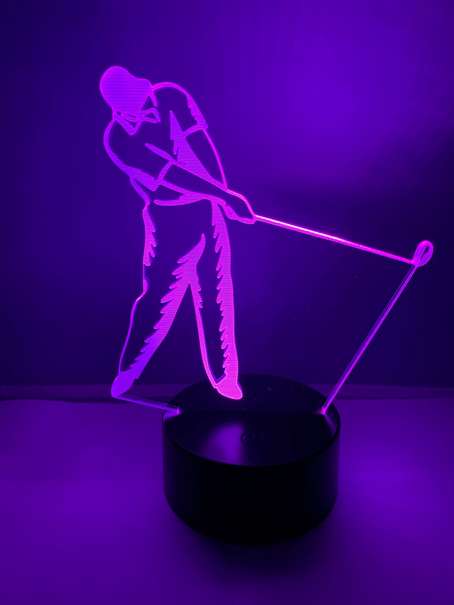 Lampe 3D DEL Joueur de Golf