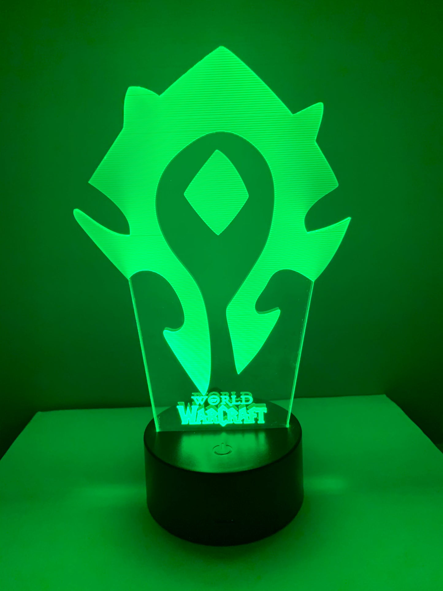 Lampe 3D DEL La Horde World Of Warcraft
