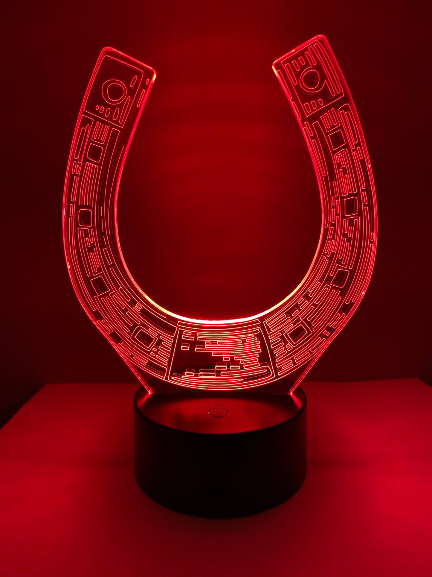 Lampe 3D DEL Fer à Cheval