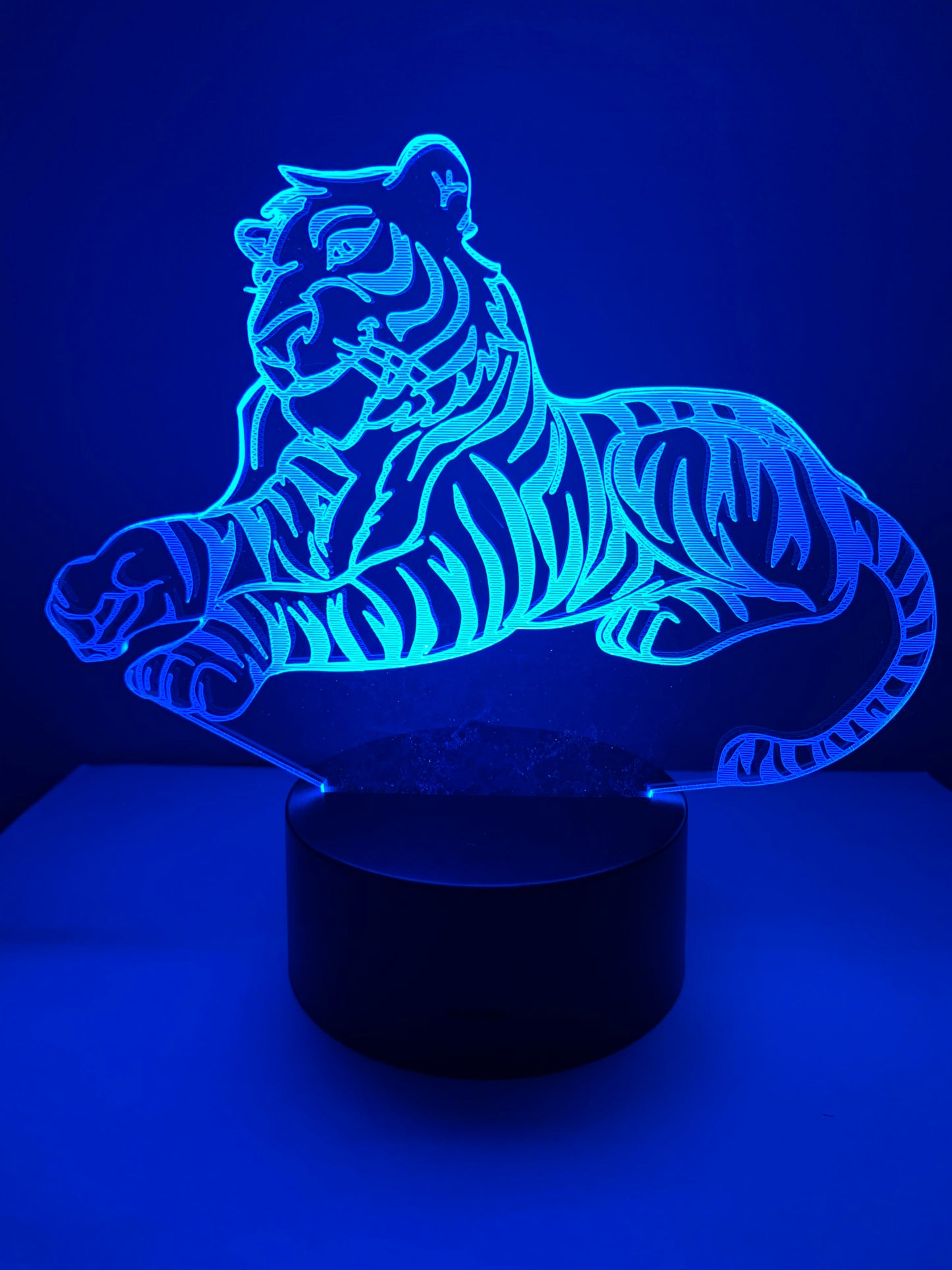 Lampe 3D DEL Tigre
