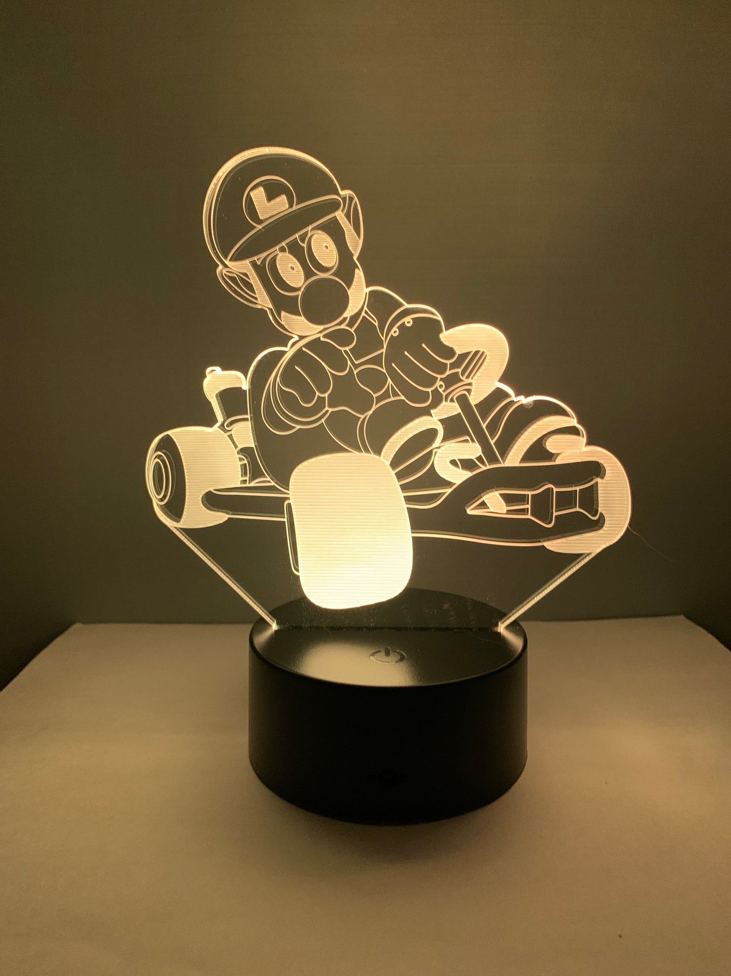 Lampe 3D DEL Luigi Kart Super Mario