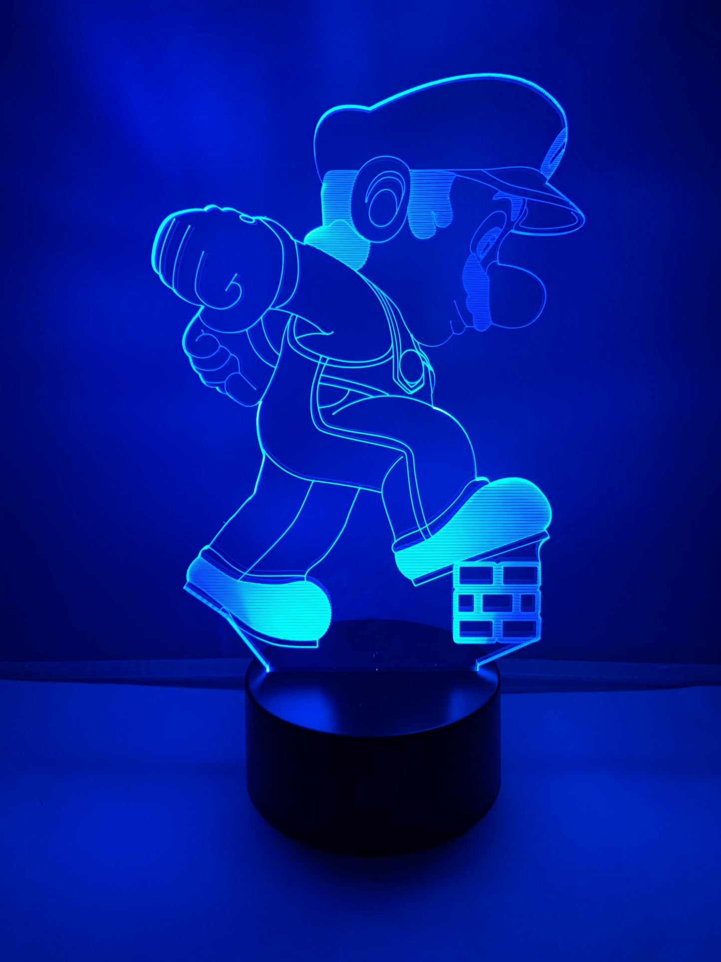 Lampe 3D DEL Super Mario géant