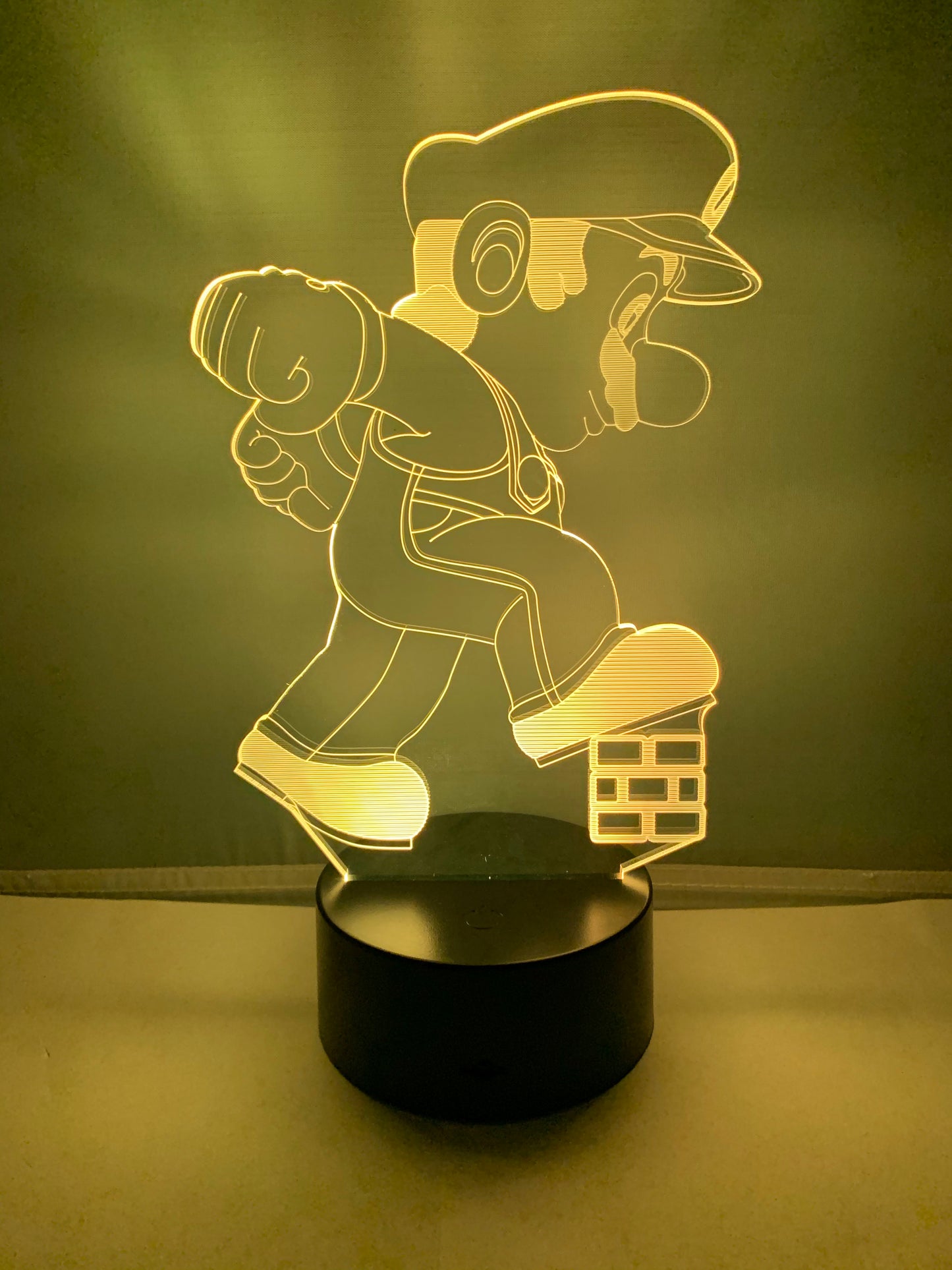 Lampe 3D DEL Super Mario géant