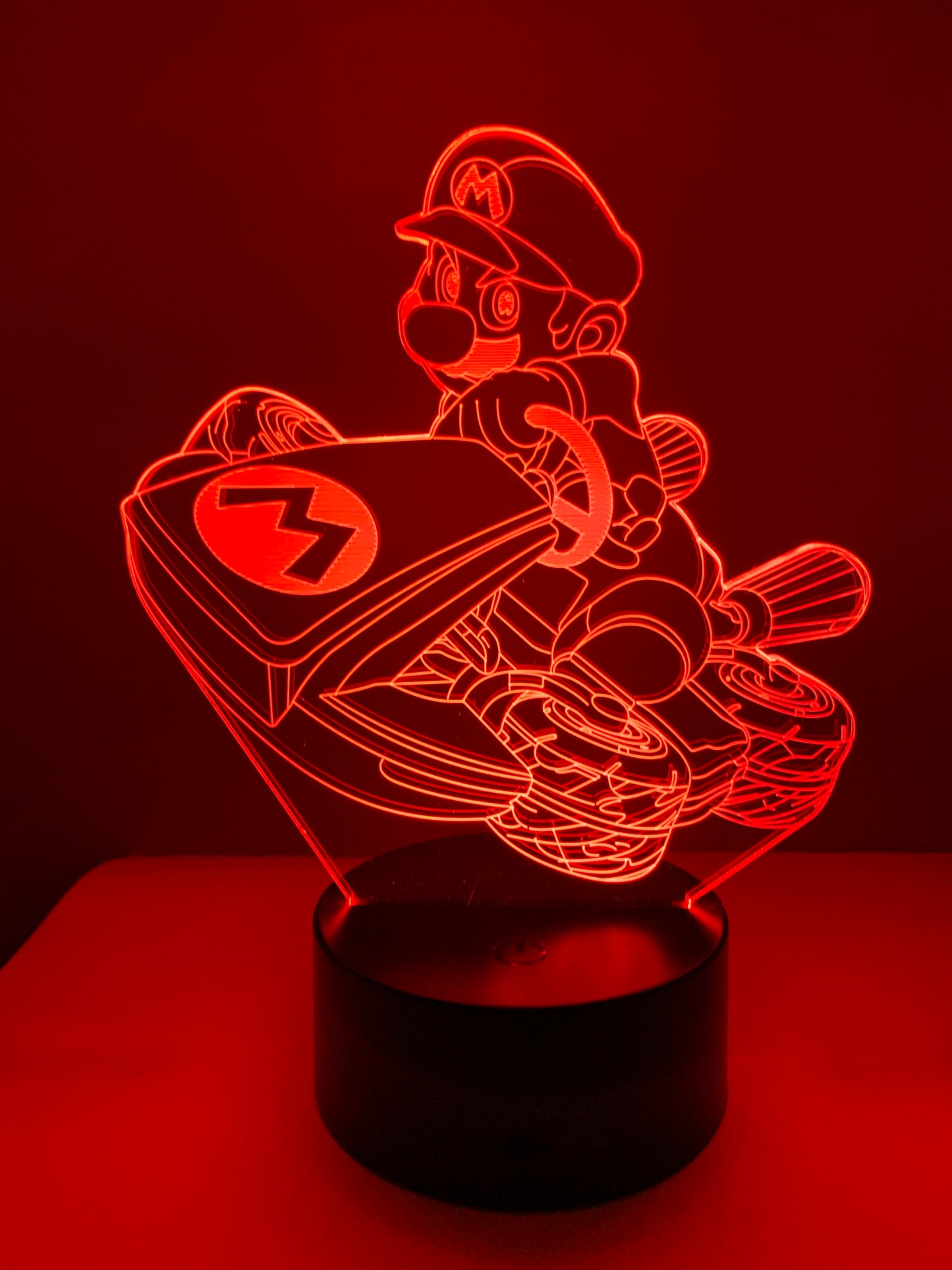 Lampe 3D DEL Mario Kart Super Mario