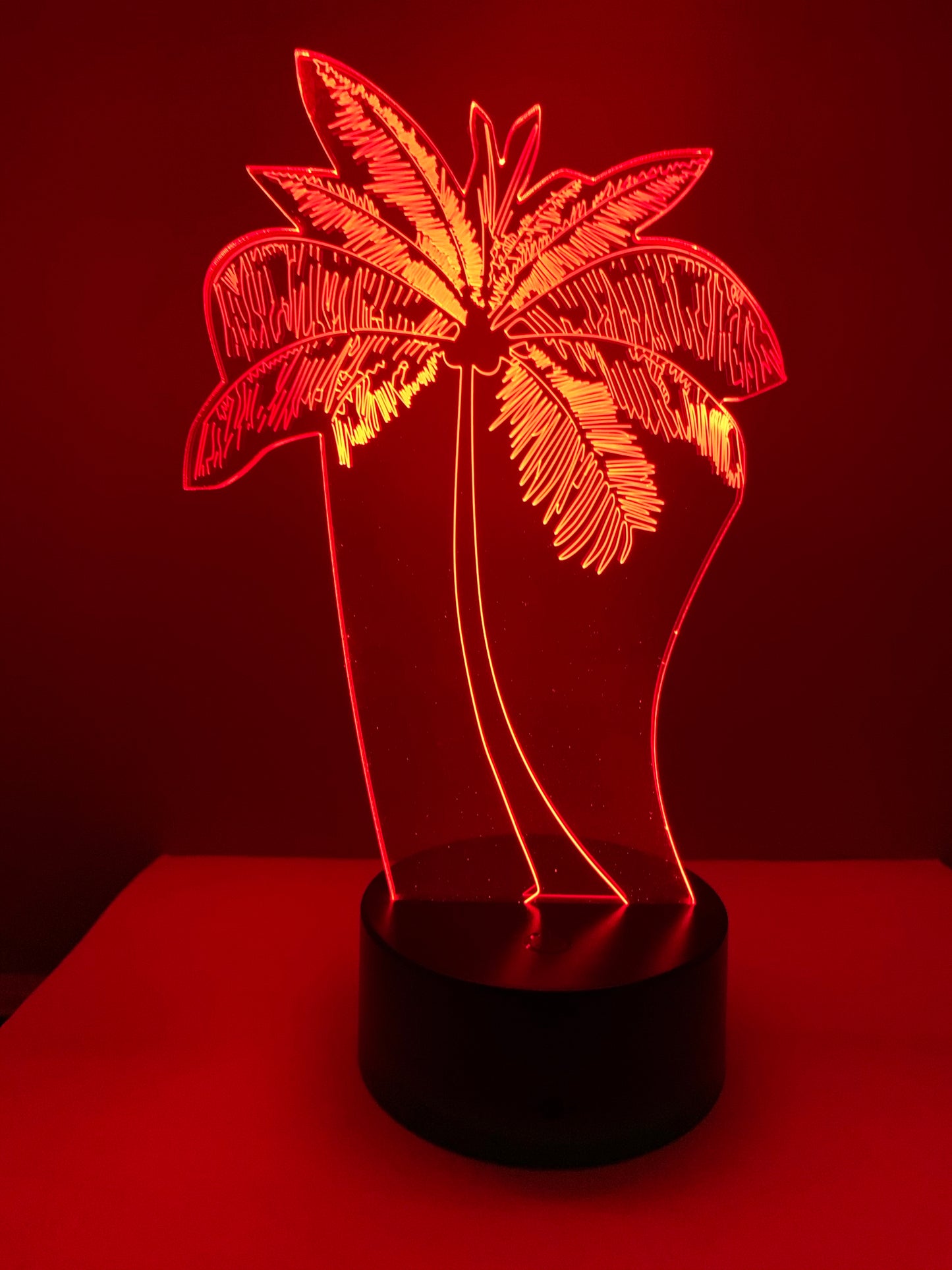 Lampe 3D DEL Palmier
