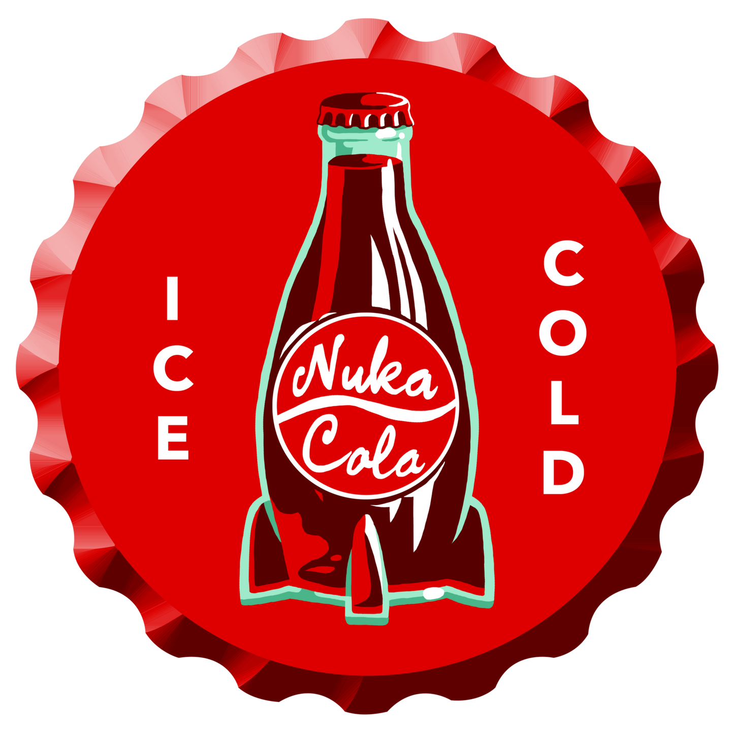 Autocollant pour tasse Nuka Cola