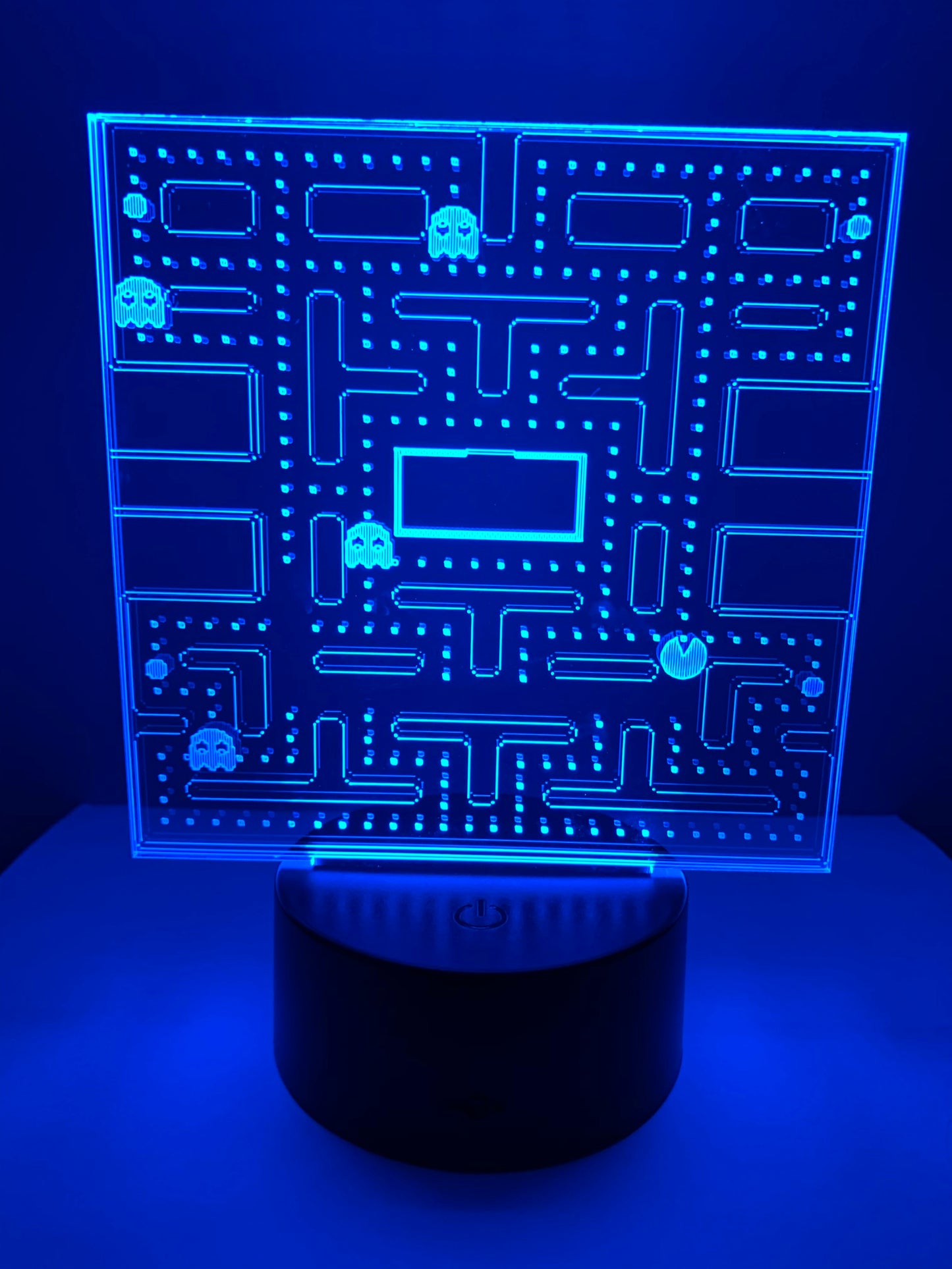 Lampe 3D DEL Pac Man Arcade