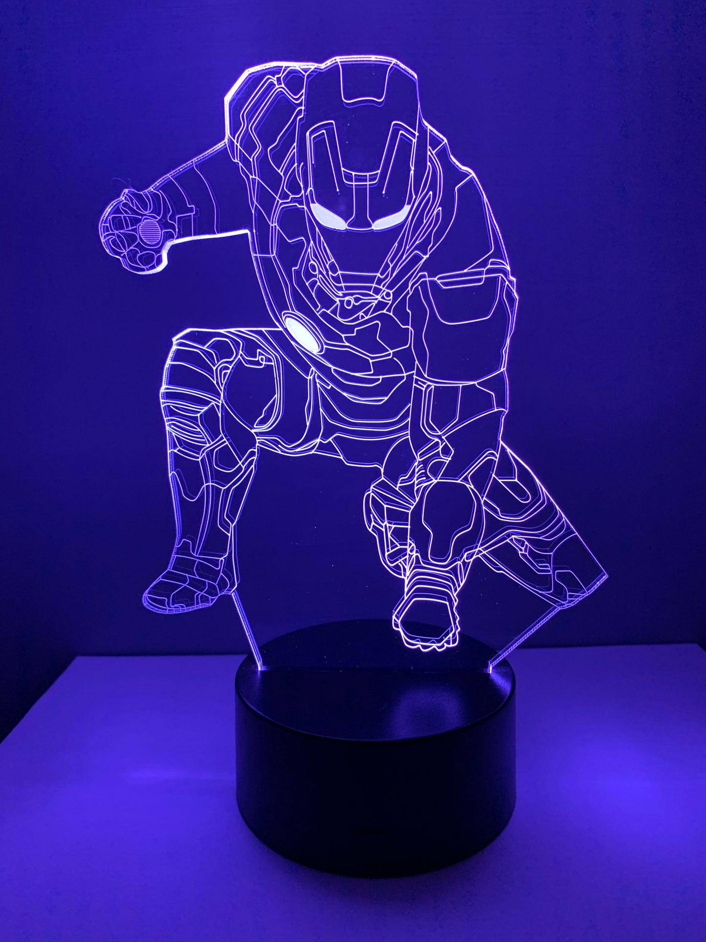 Lampe 3D DEL Iron Man