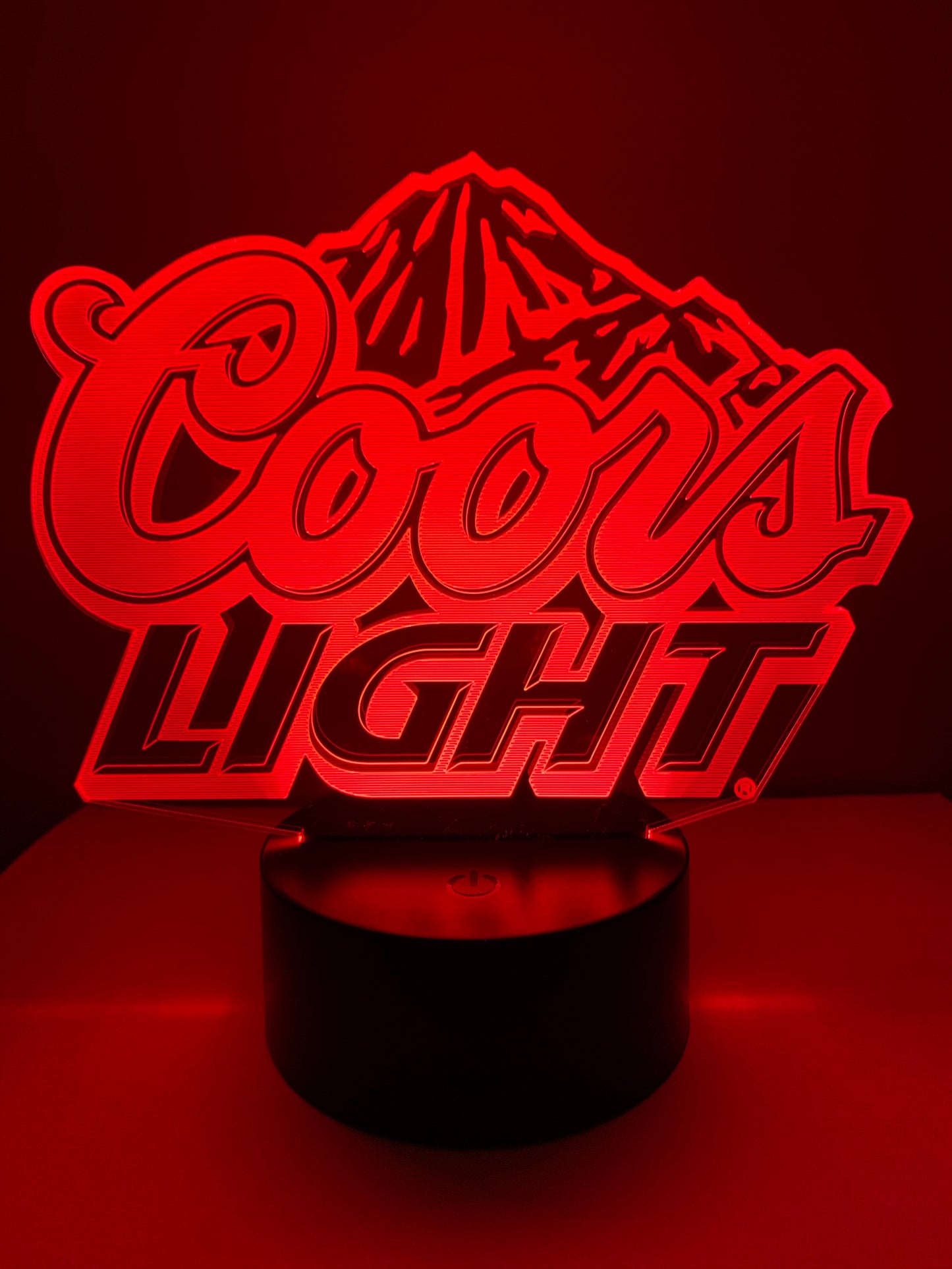Lampe 3D DEL Coors Light
