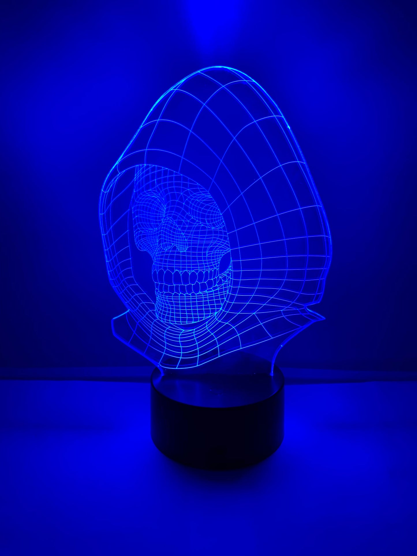 Lampe 3D DEL Crâne (Tête de mort)
