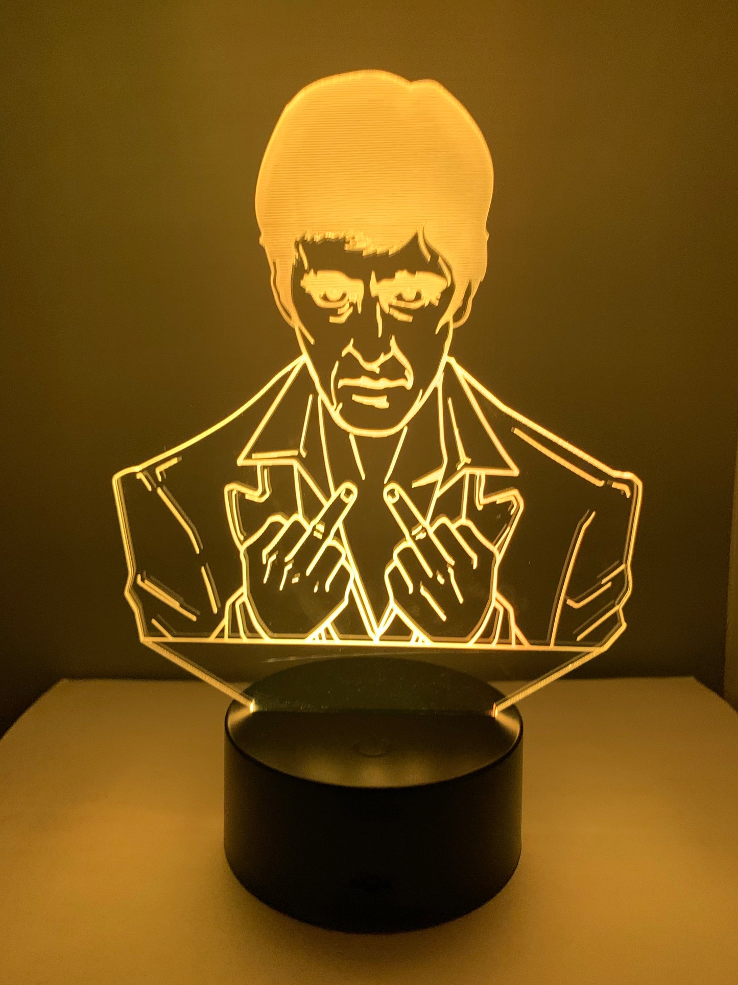 Lampe 3D DEL Scarface Al Pacino