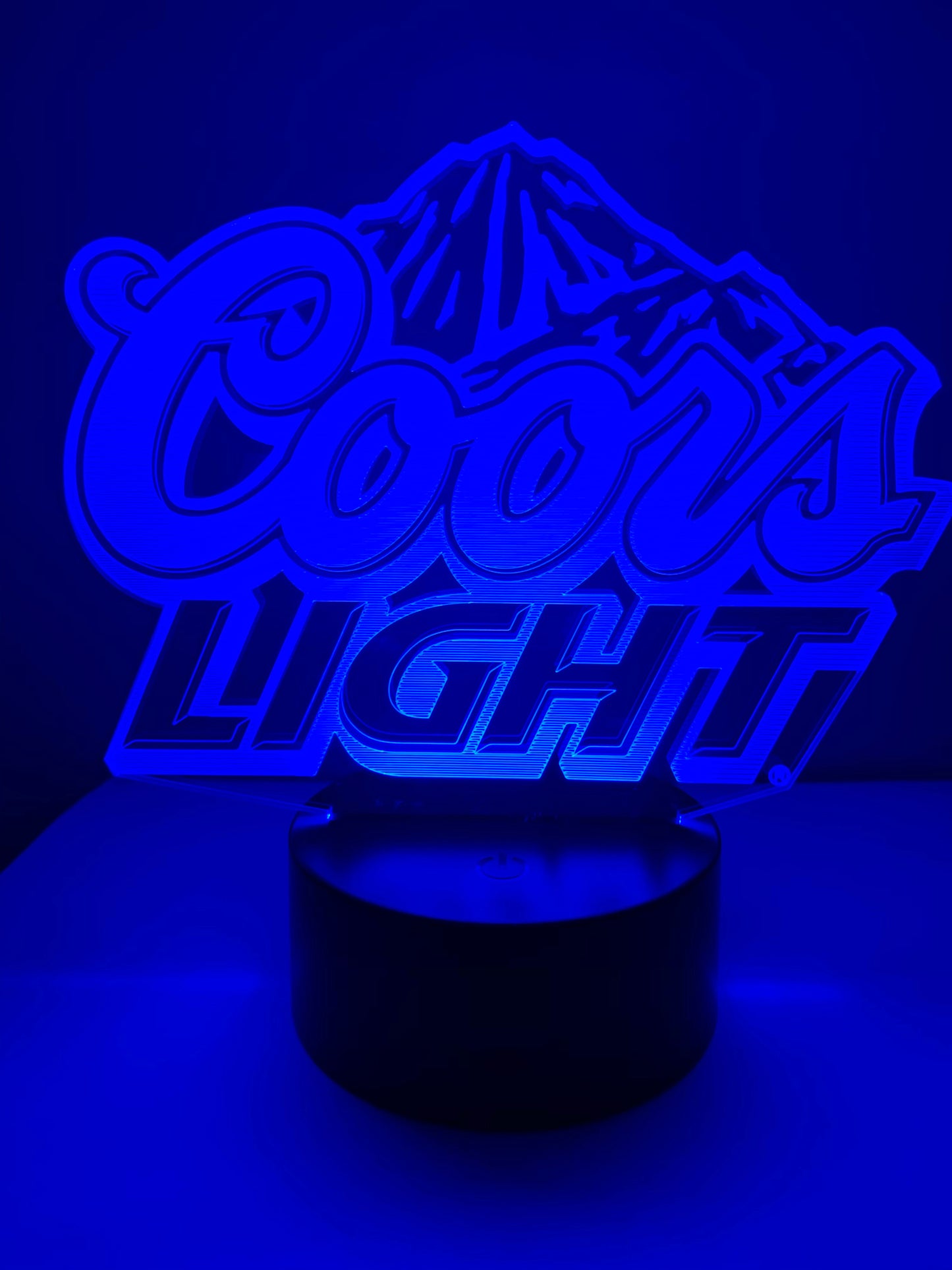 Lampe 3D DEL Coors Light