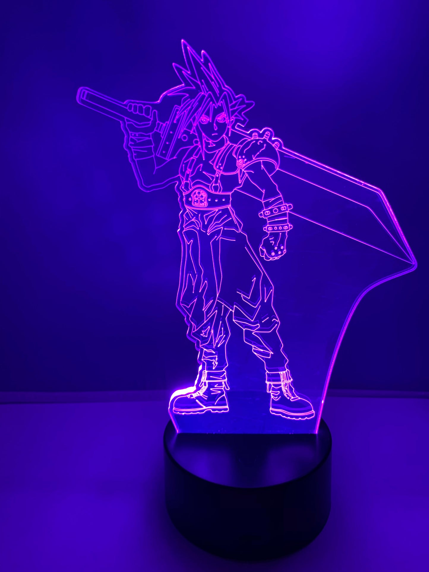 Lampe 3D DEL Cloud Final Fantasy