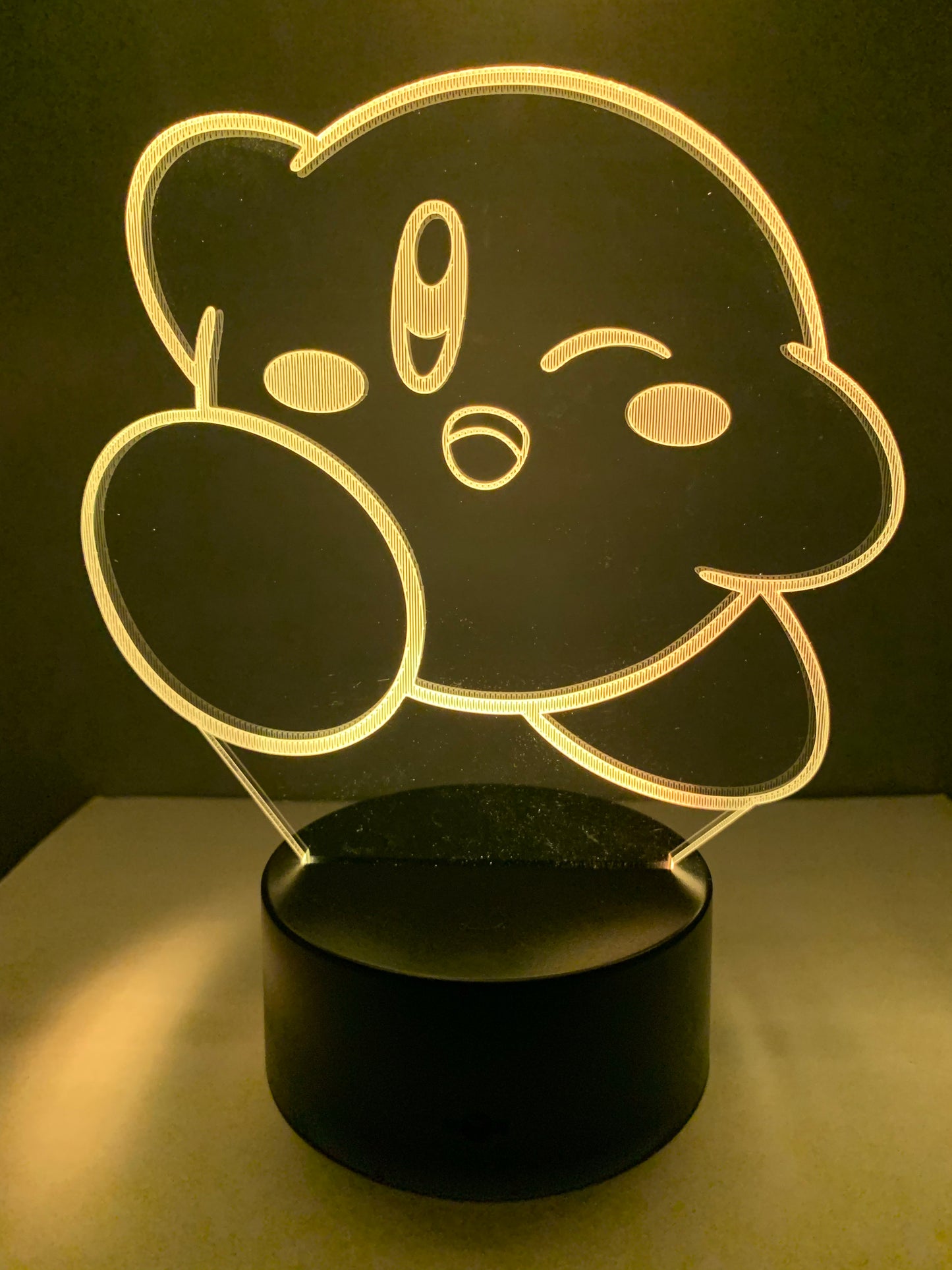 Lampe 3D DEL Kirby