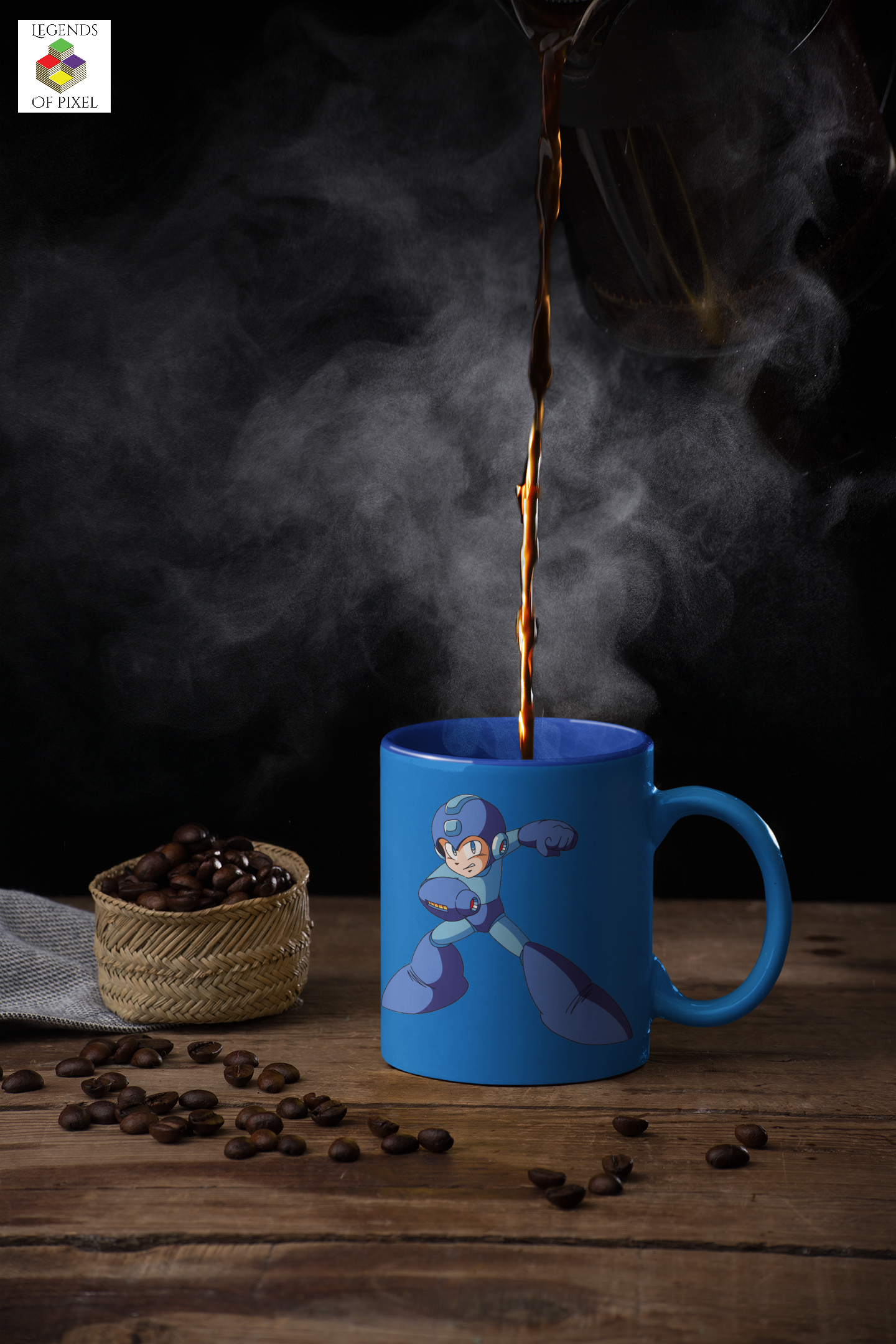 Autocollant pour tasse Mega Man (Megaman)