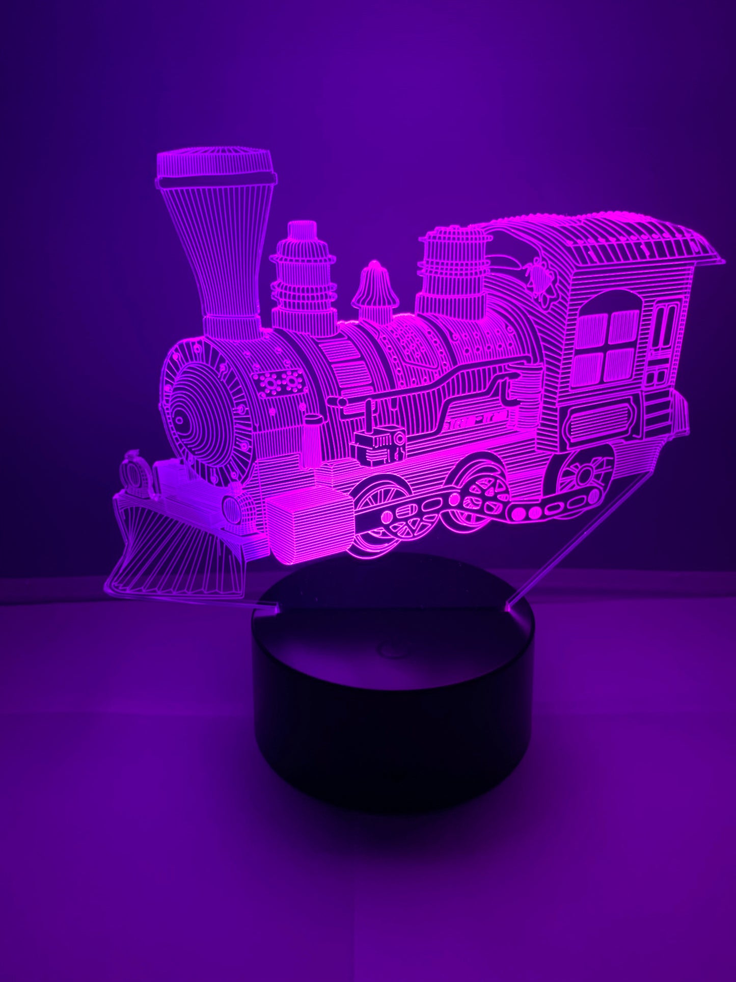 Lampe 3D DEL Train