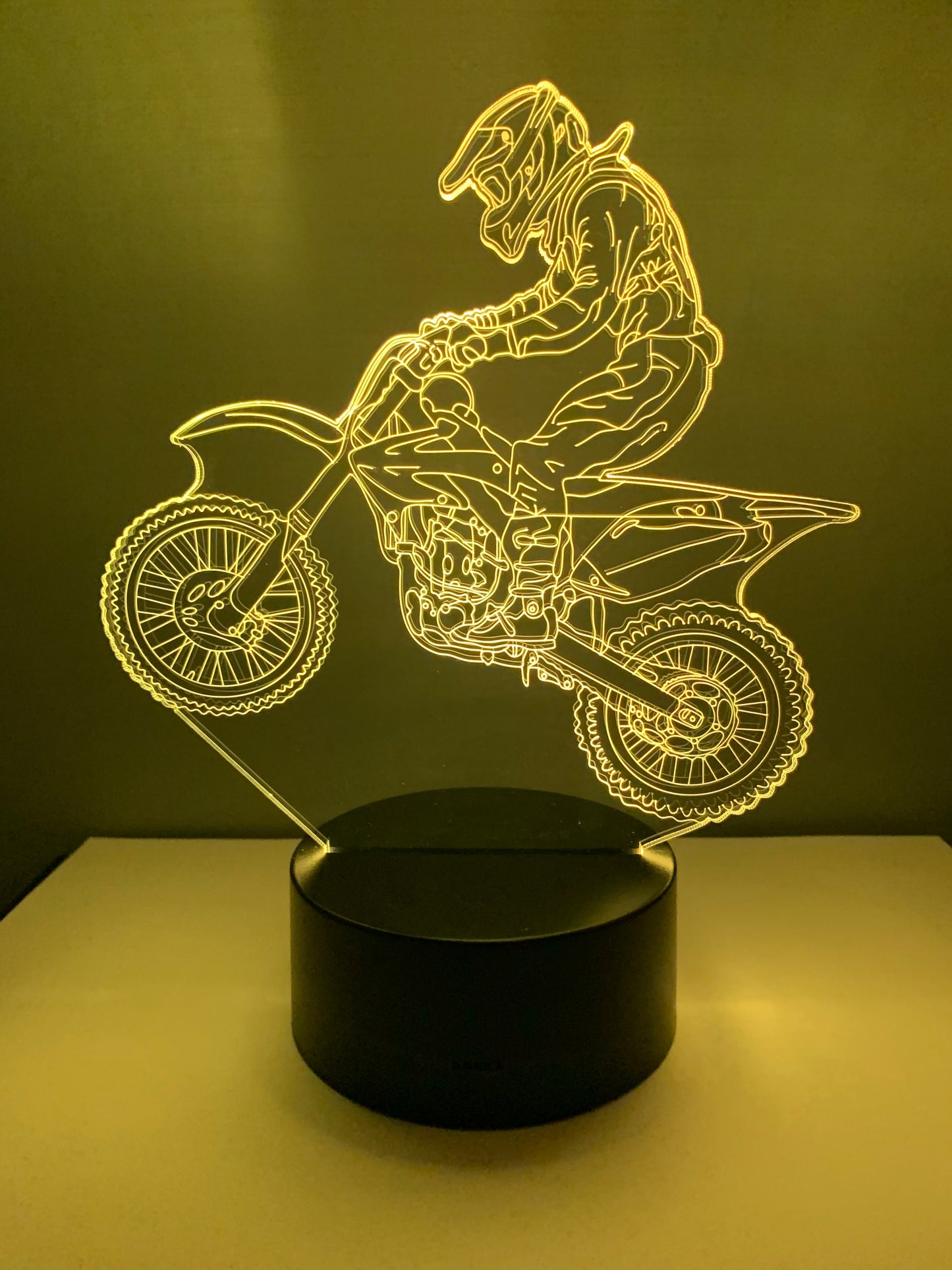 Lampe 3D DEL Motocross (Moto)