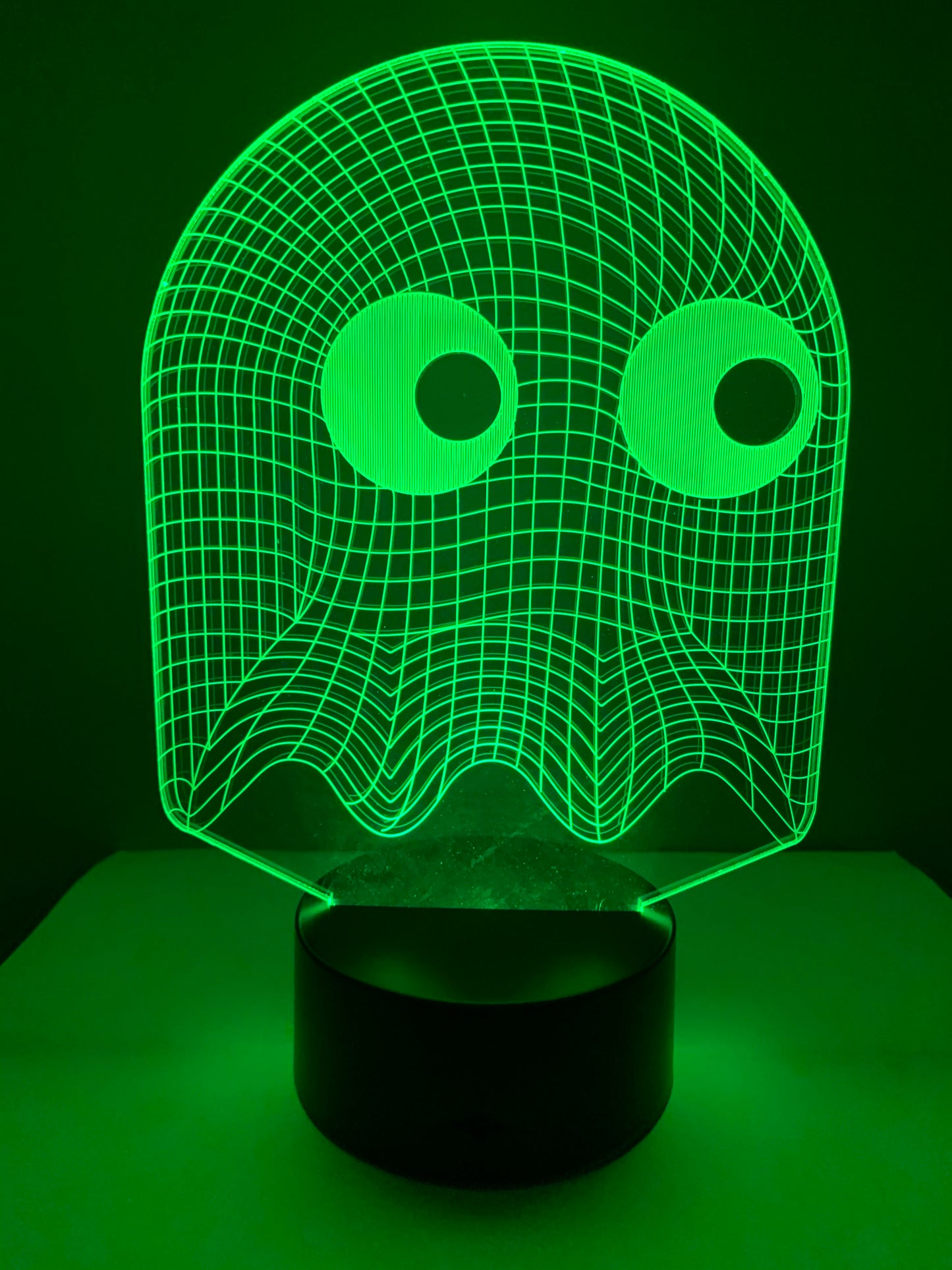 Lampe 3D DEL Fantôme Pac Man Arcade