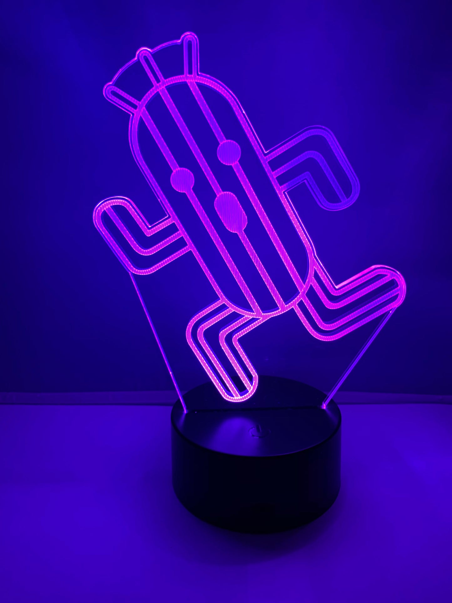 Lampe 3D DEL Final Fantasy Cactuar