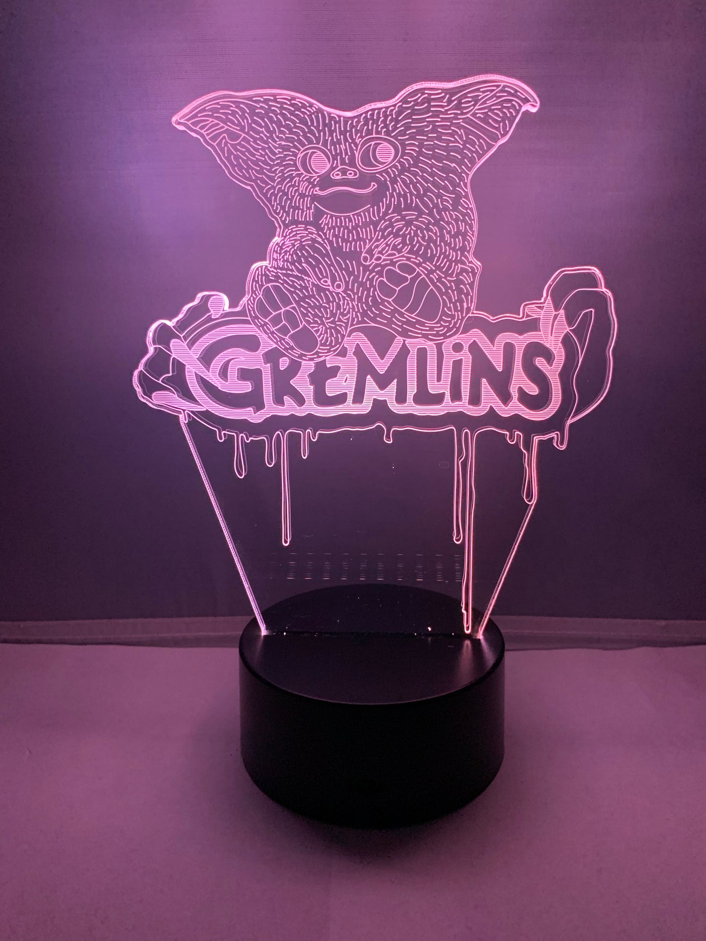 Lampe 3D DEL Les Gremlins