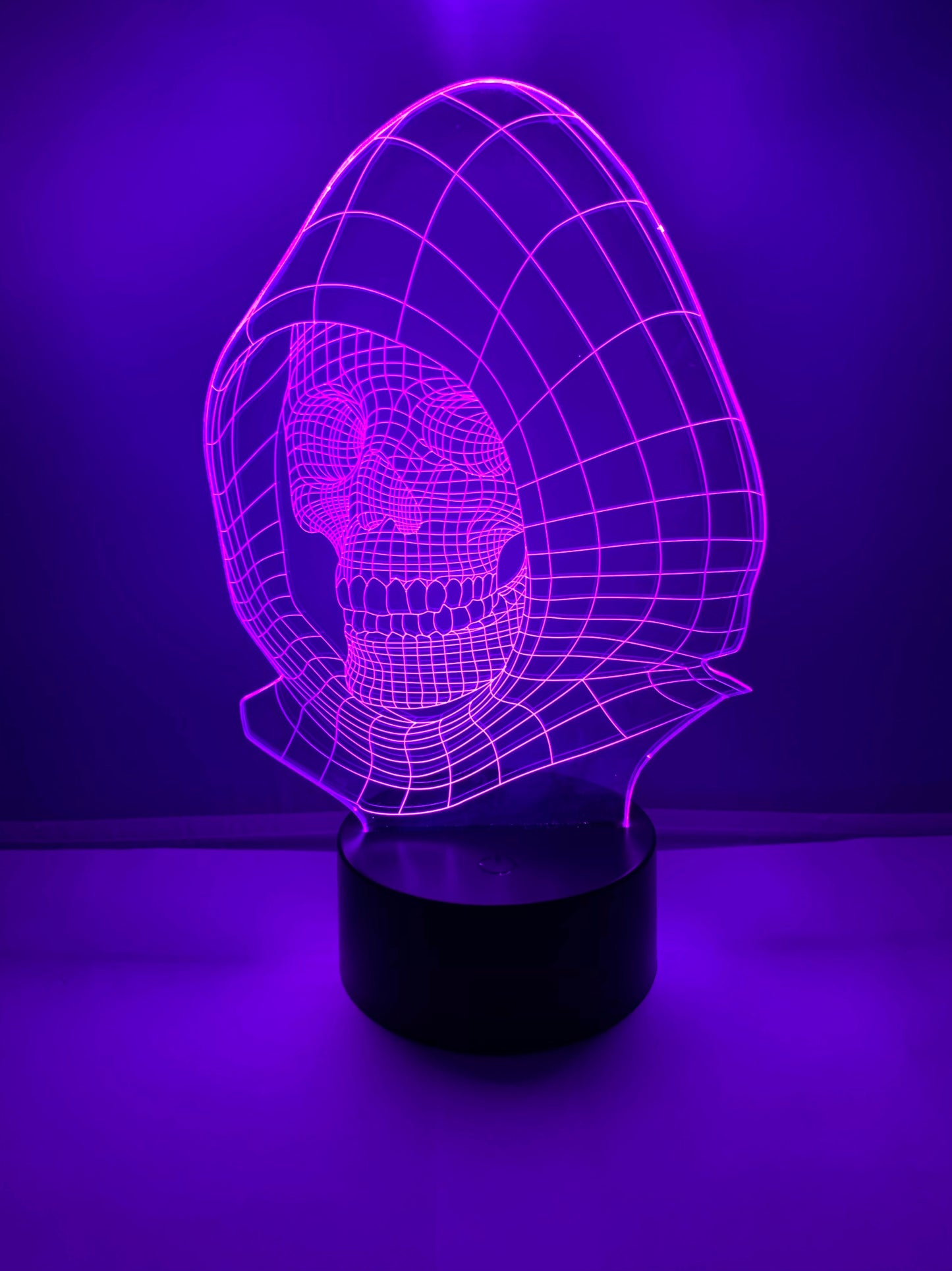 Lampe 3D DEL Crâne (Tête de mort)
