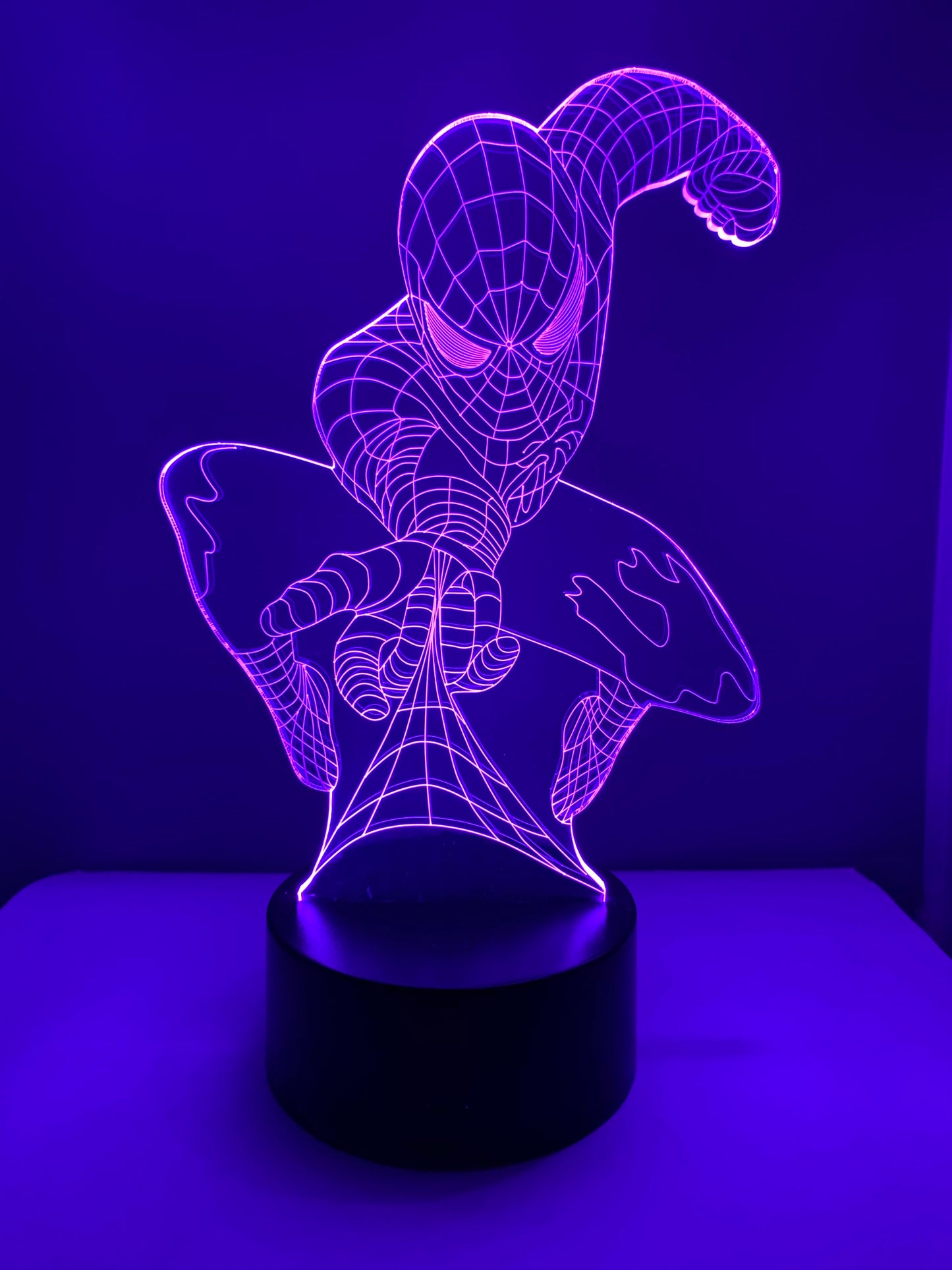 Lampe 3D DEL Spiderman