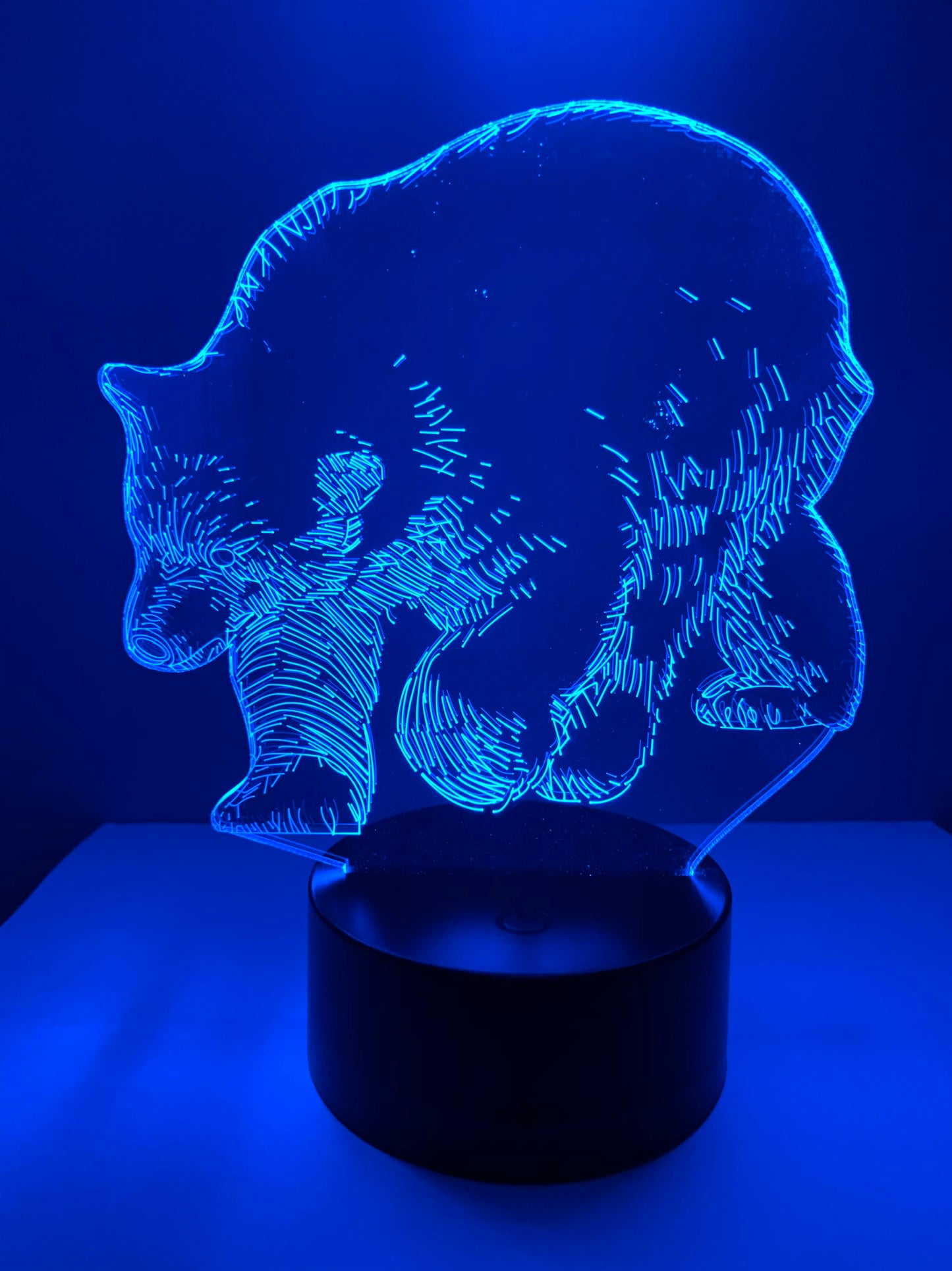 Lampe 3D DEL Ours