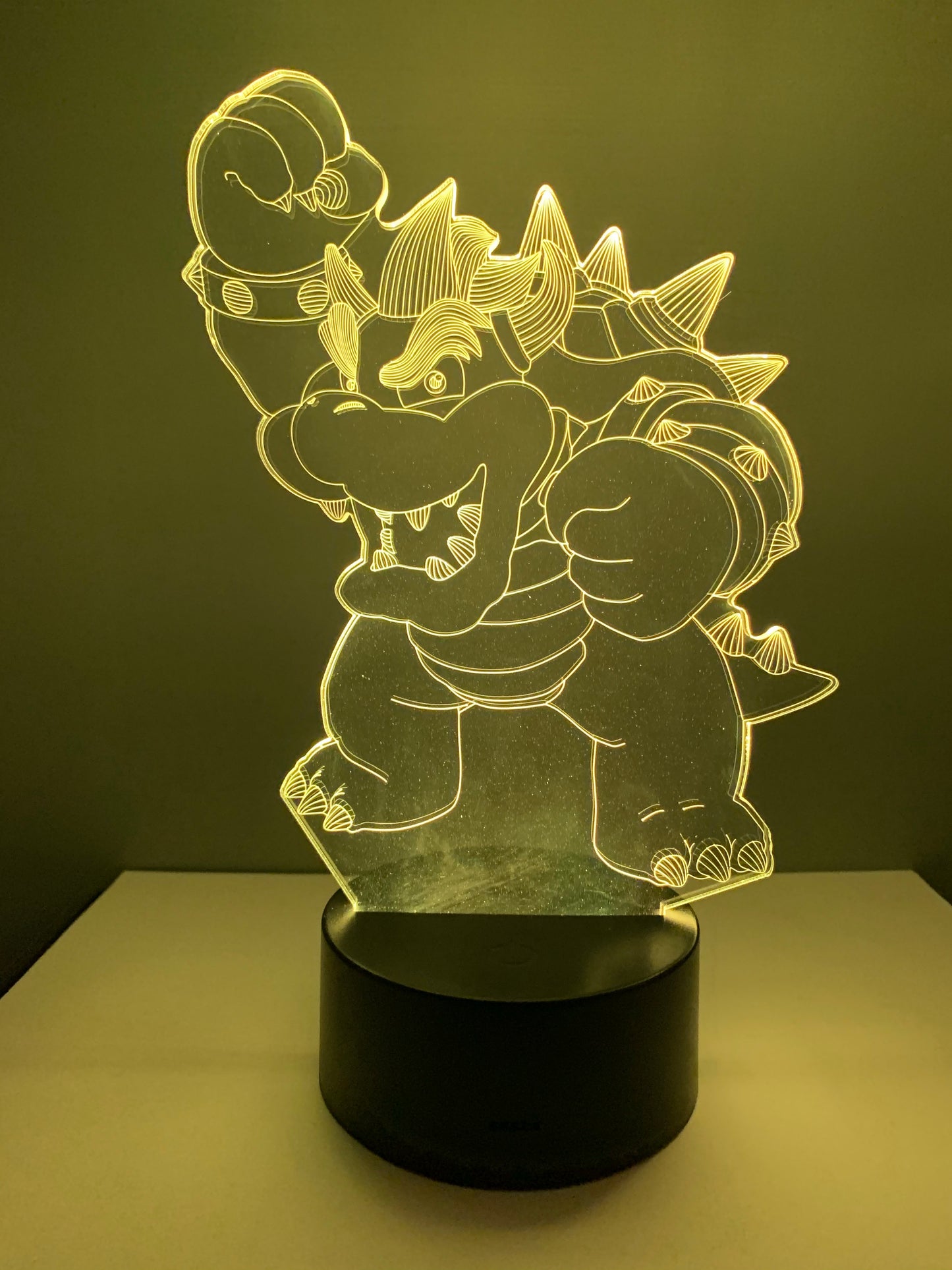 Lampe 3D DEL Bowser