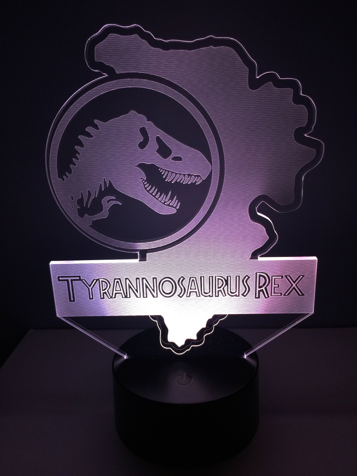 Lampe 3D DEL Jurassic Park (Dinosaure)