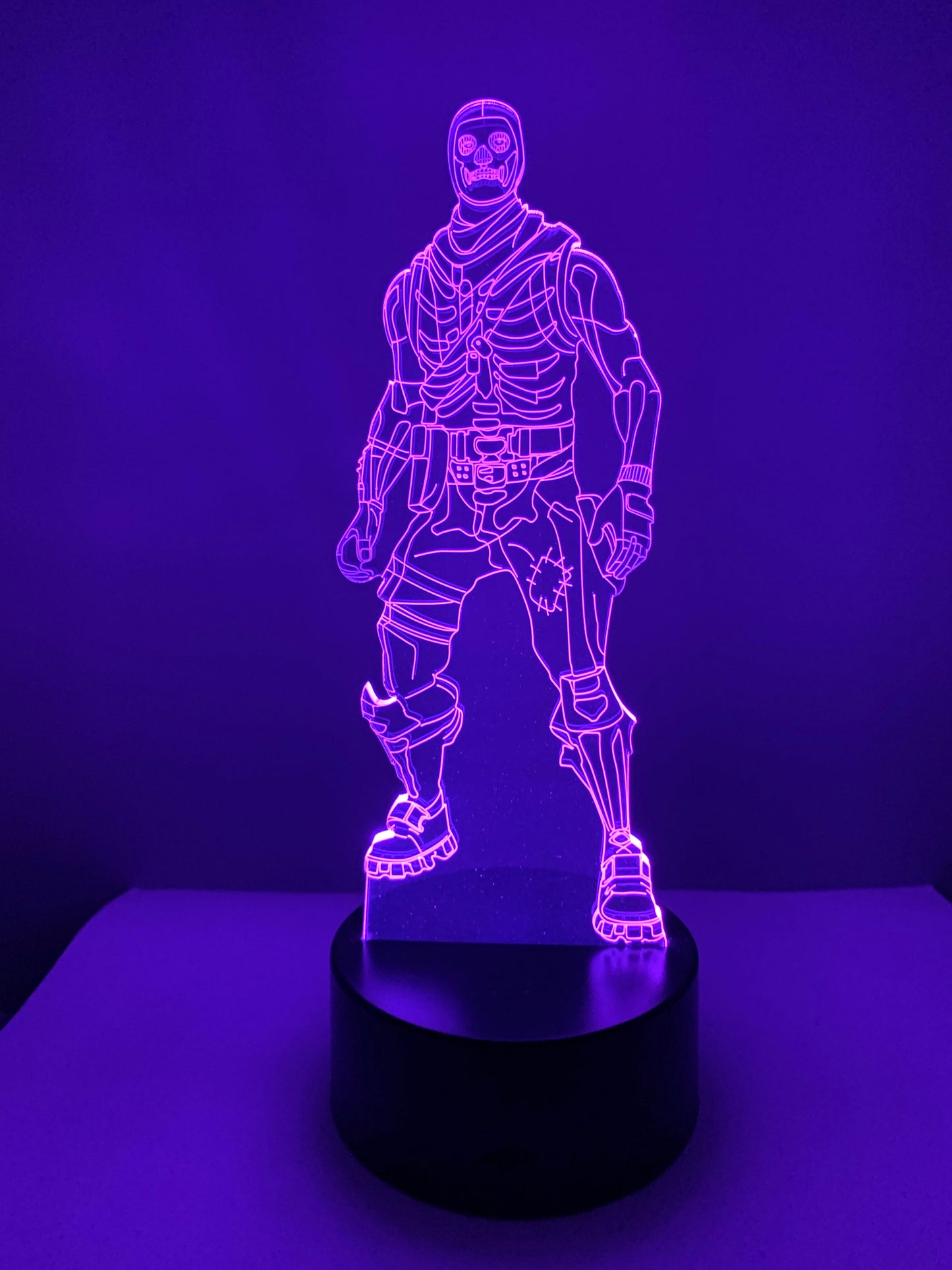 Lampe 3D DEL Fortnite Soldat Squelette