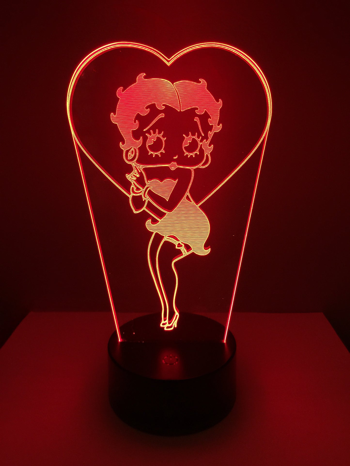Lampe 3D DEL Betty Boop