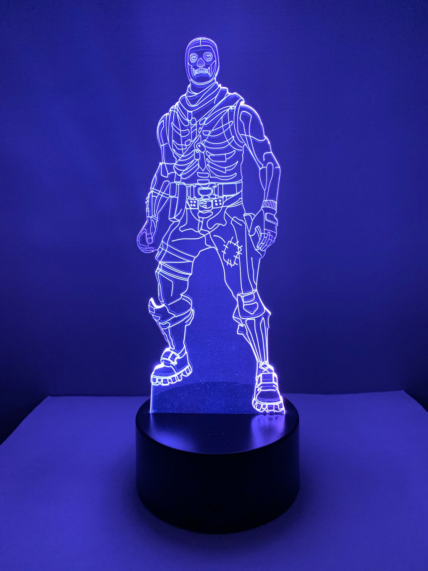 Lampe 3D DEL Fortnite Soldat Squelette