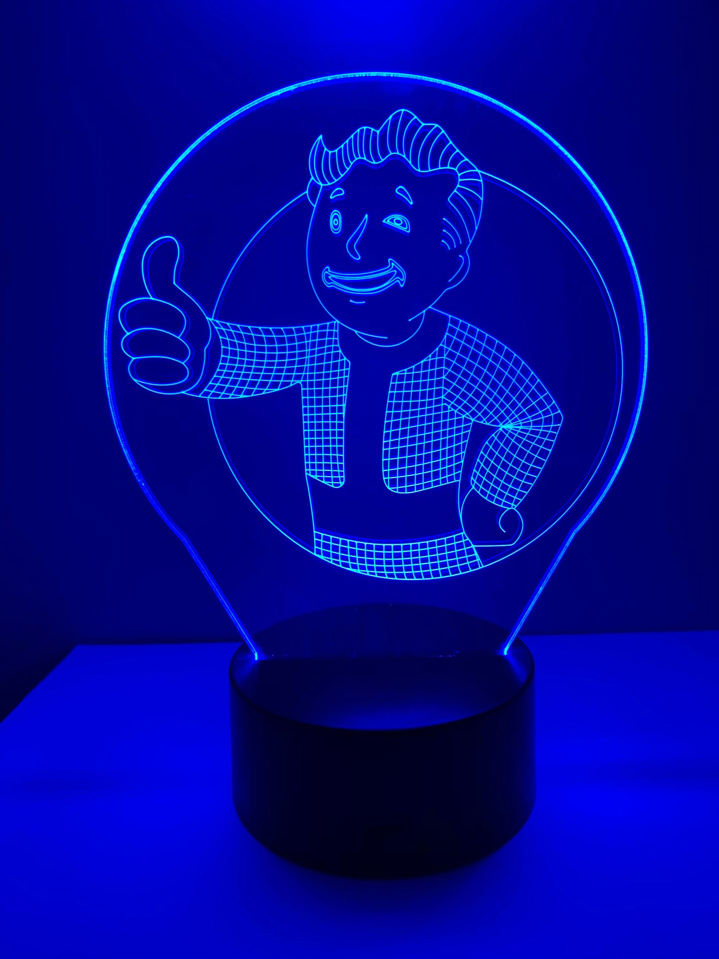Lampe 3D DEL Fallout Vault Boy