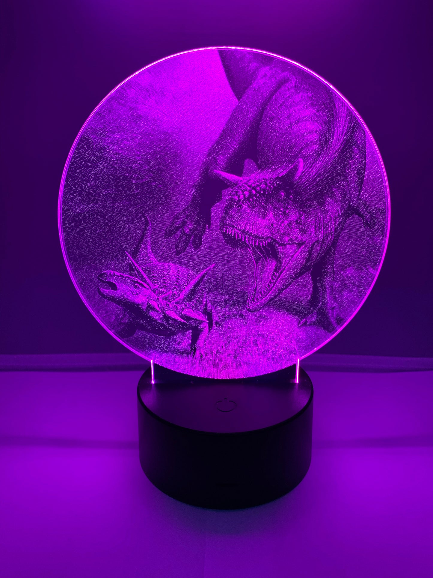 Lampe DEL Photo Réaliste Dinosaures