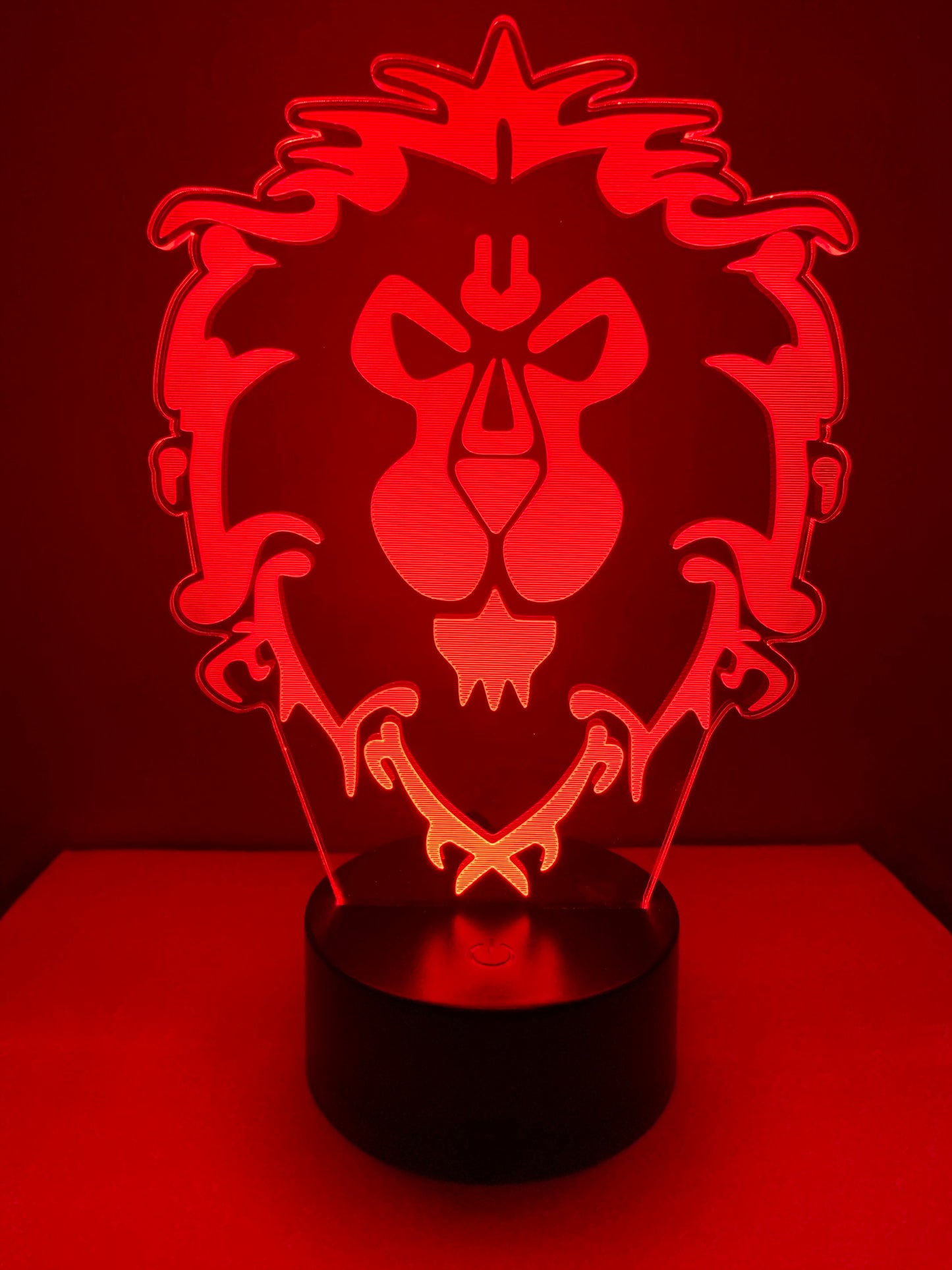 Lampe 3D DEL L’Alliance World Of Warcraft