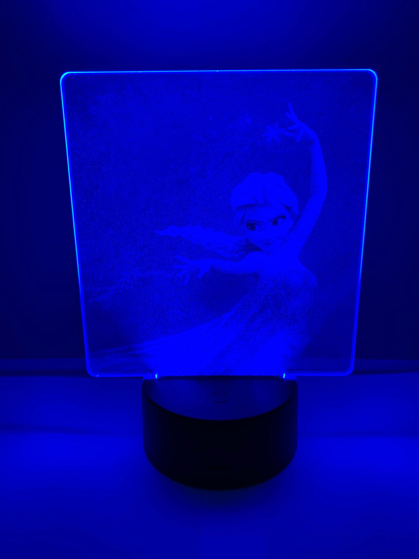 Lampe DEL Photo Réaliste Elsa La Reine des Neiges